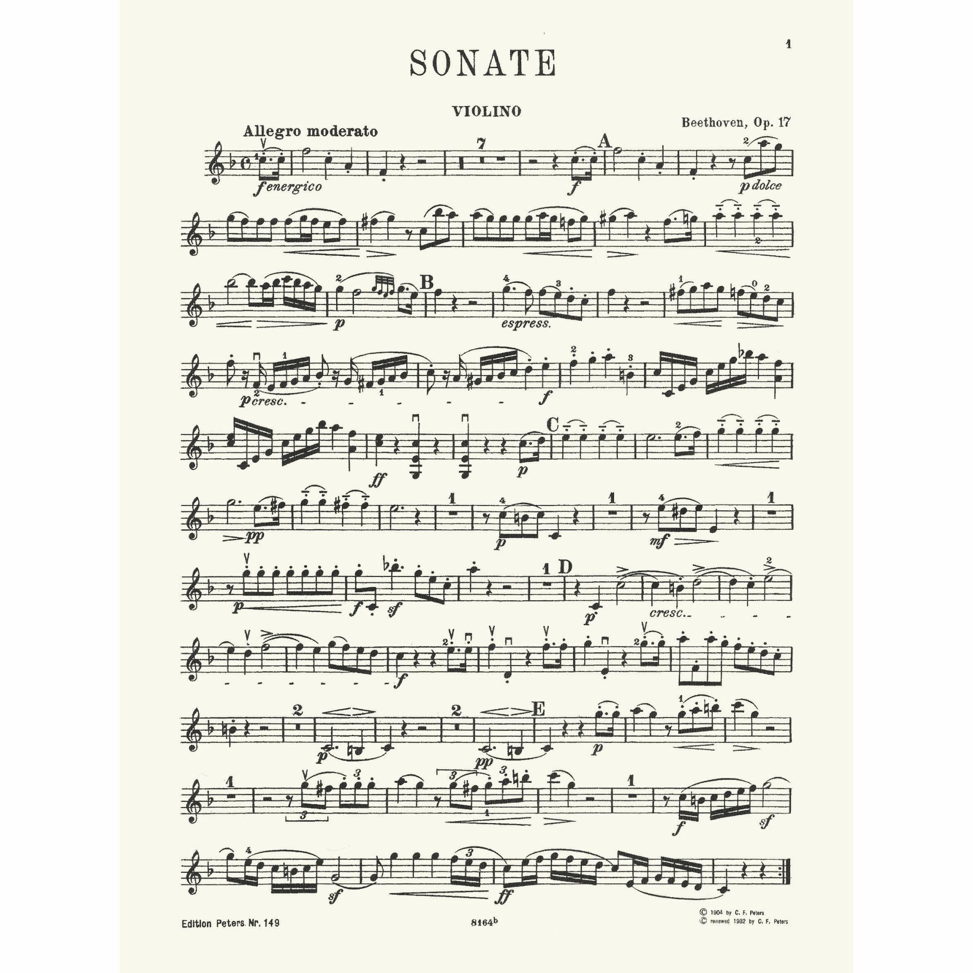 Sample: Violin (Pg. 1)