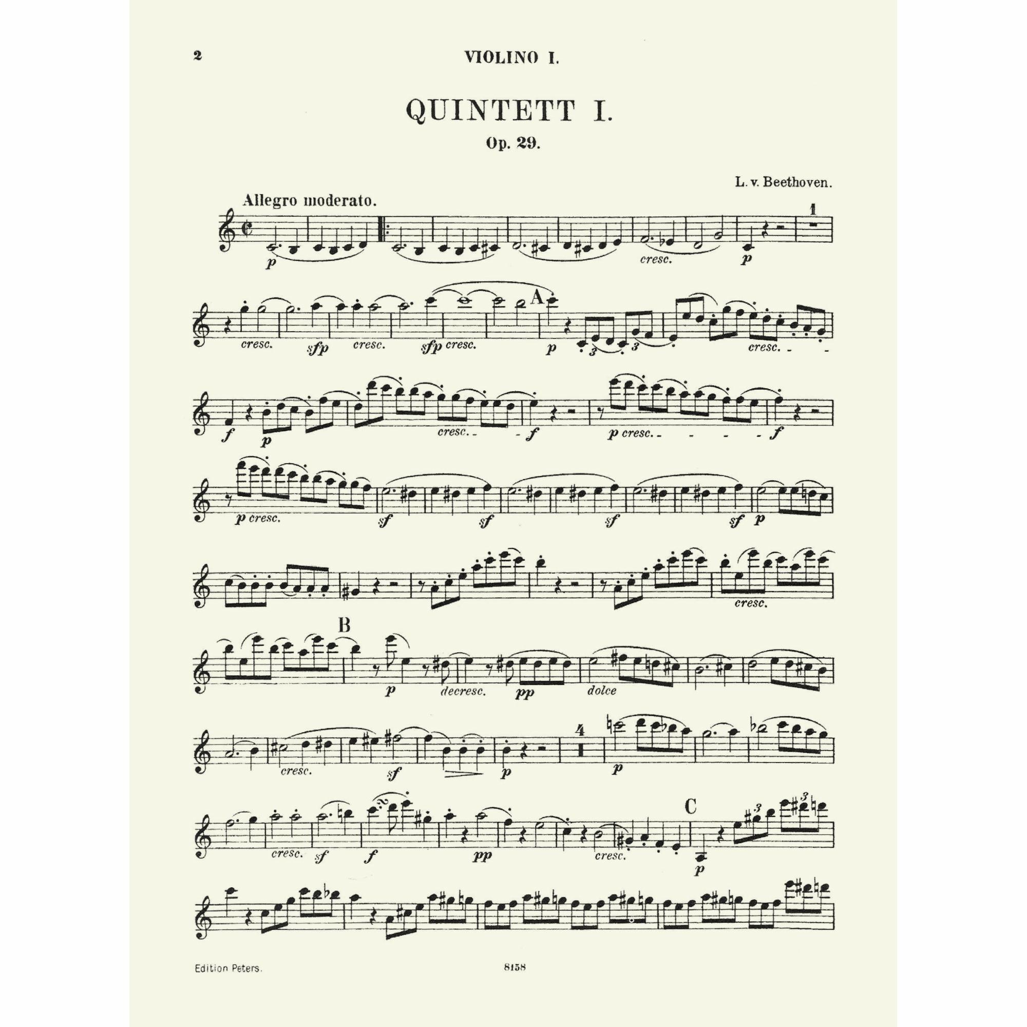 Sample: Violin I (Pg. 2)