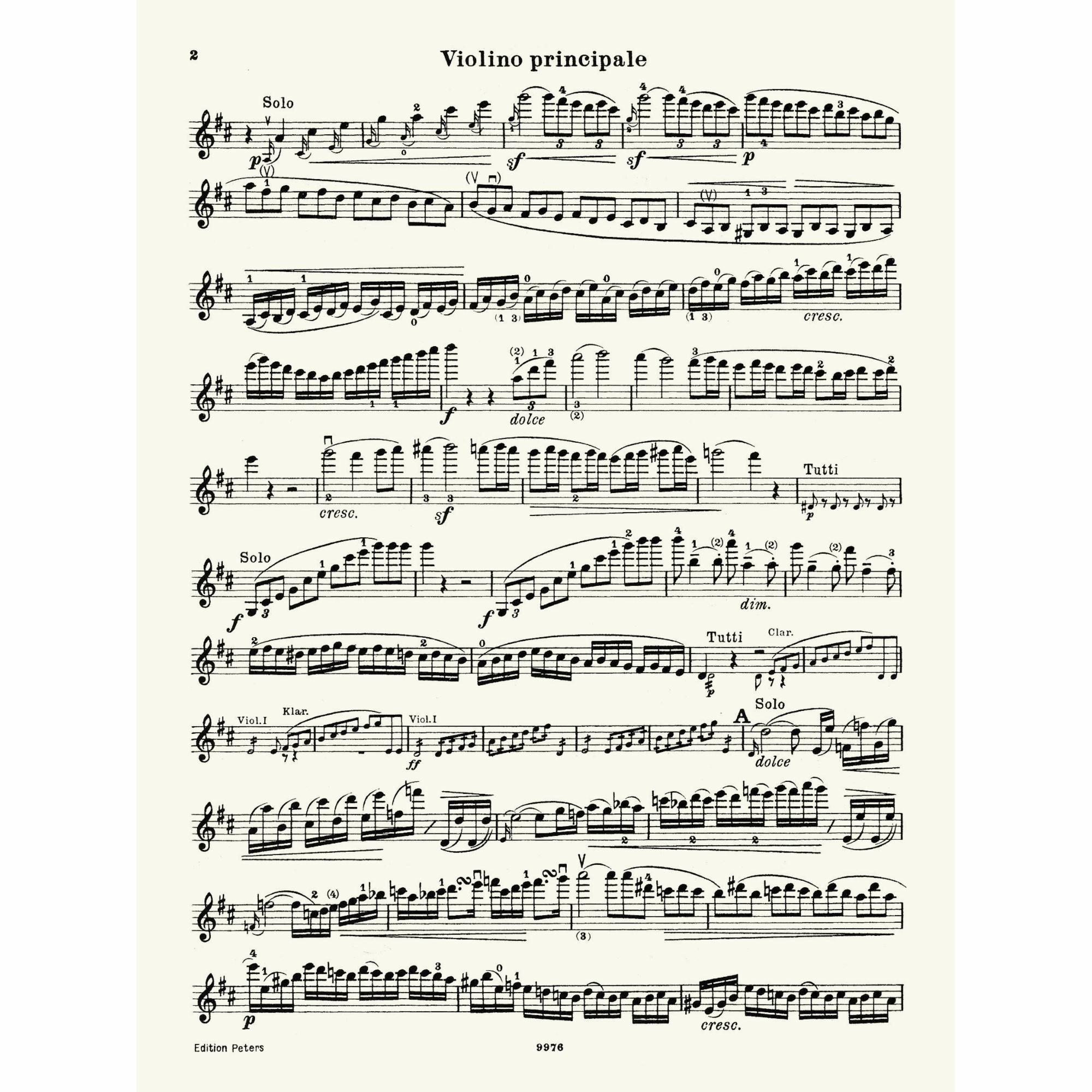 Sample: Violin (Pg. 2)