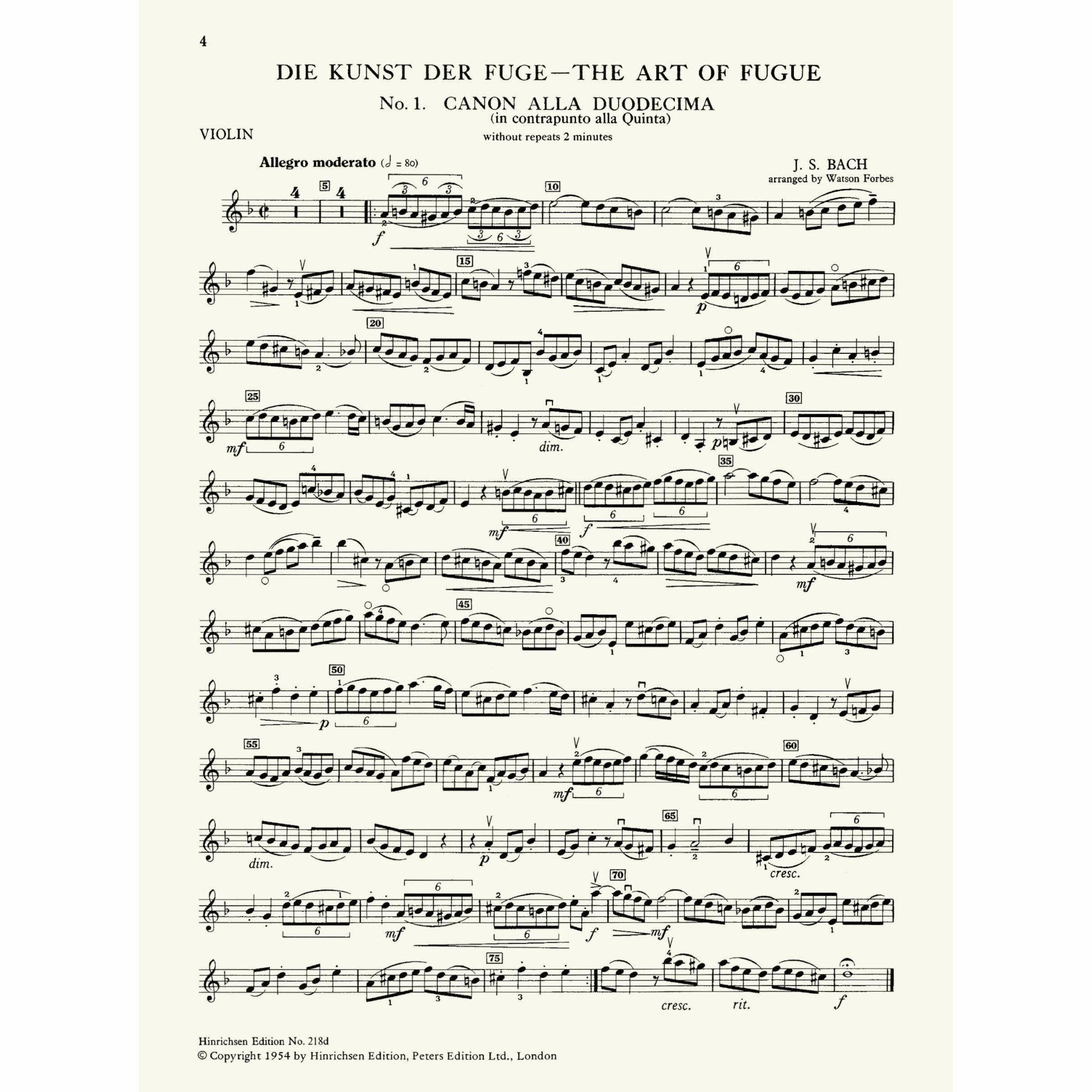 Sample: Violin (Pg. 4)