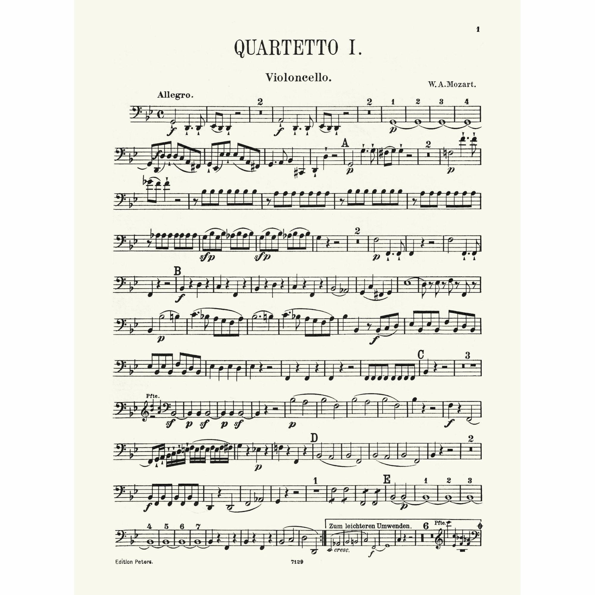 Sample: Cello (Pg. 1)