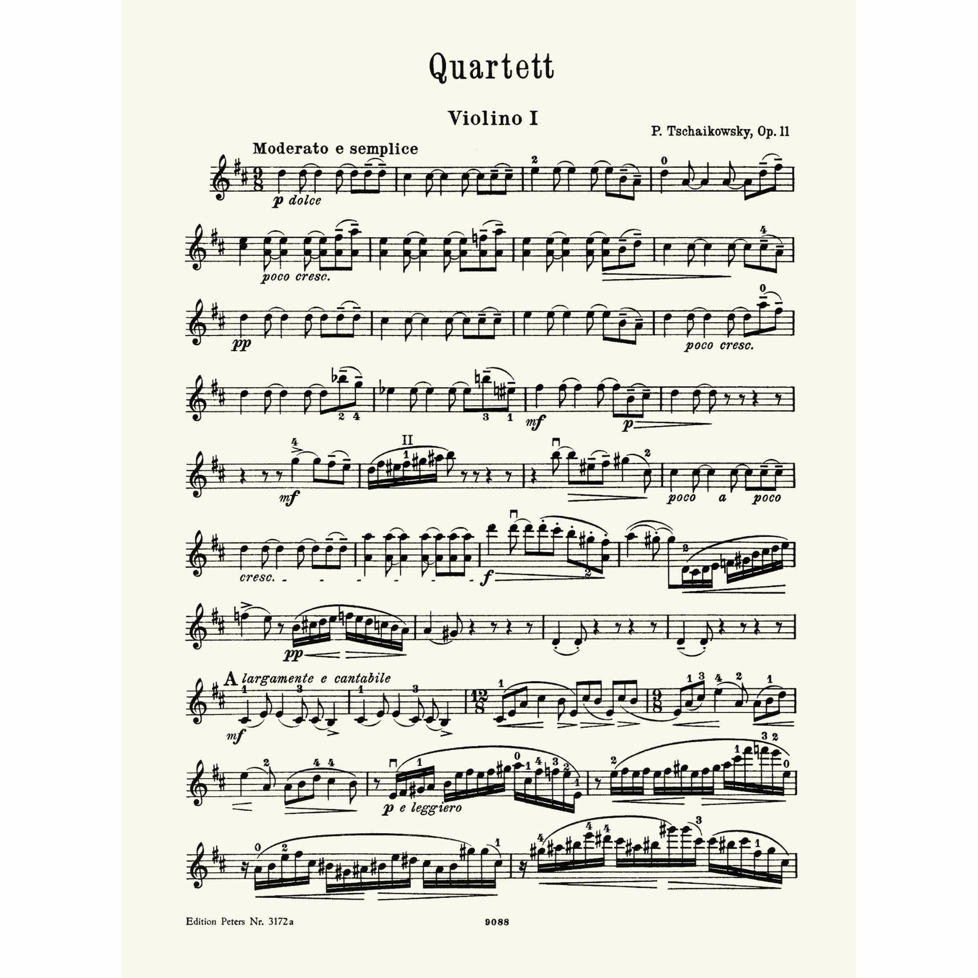 Sample: Violin I (Pg. 2)