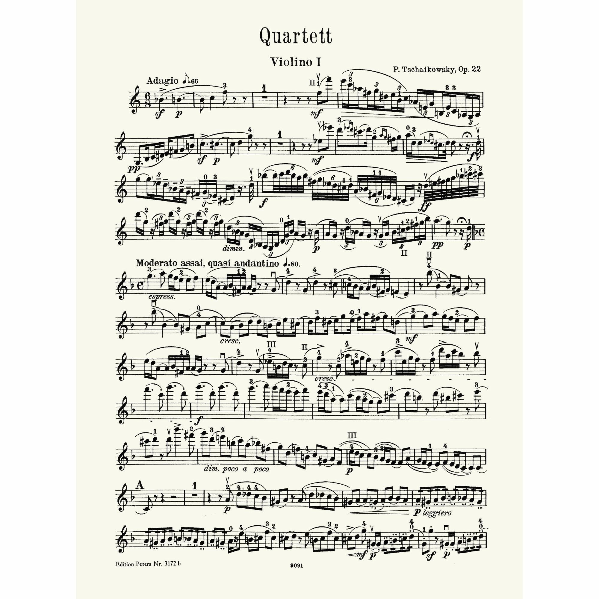 Sample: Violin I (Pg. 2)