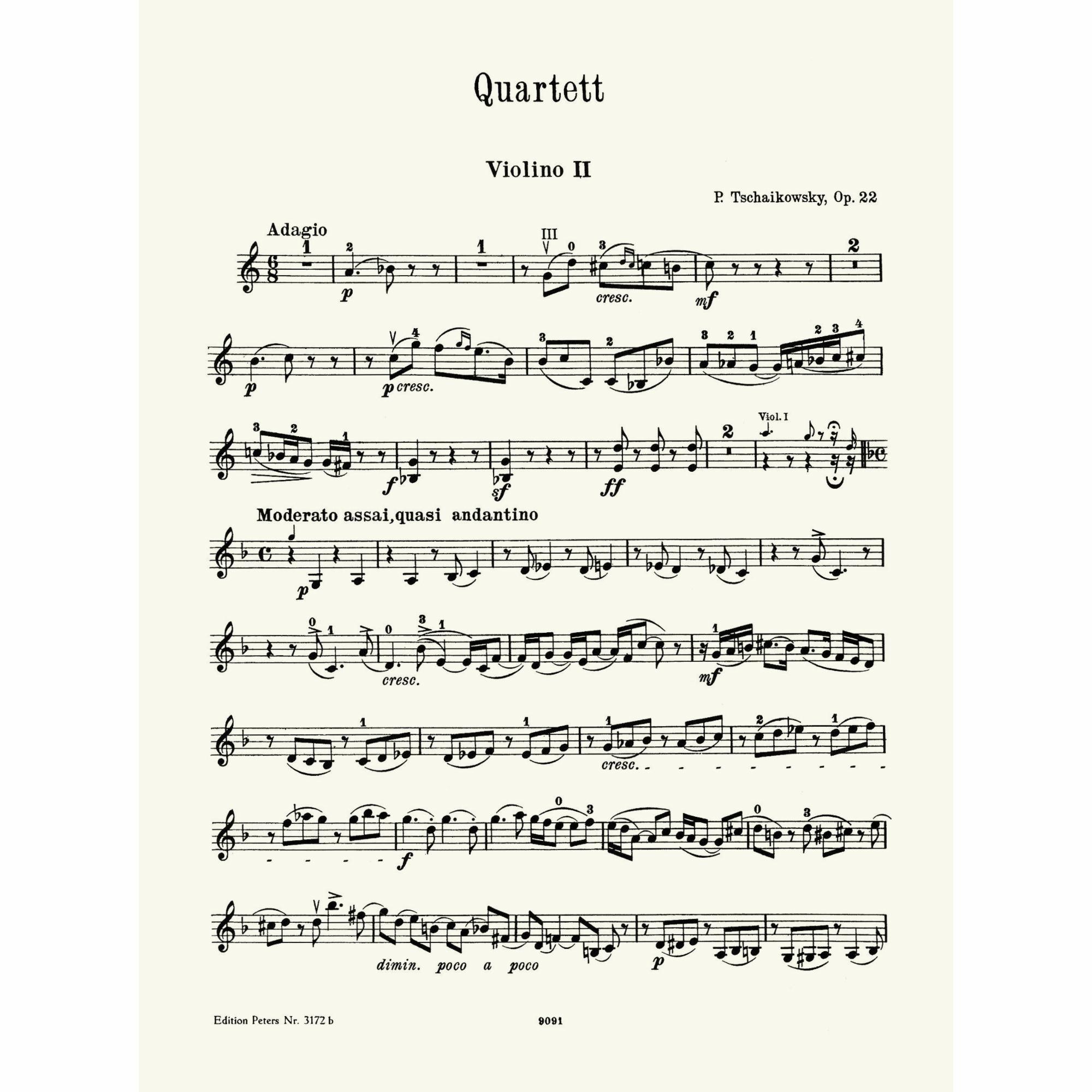 Sample: Violin II (Pg. 2)