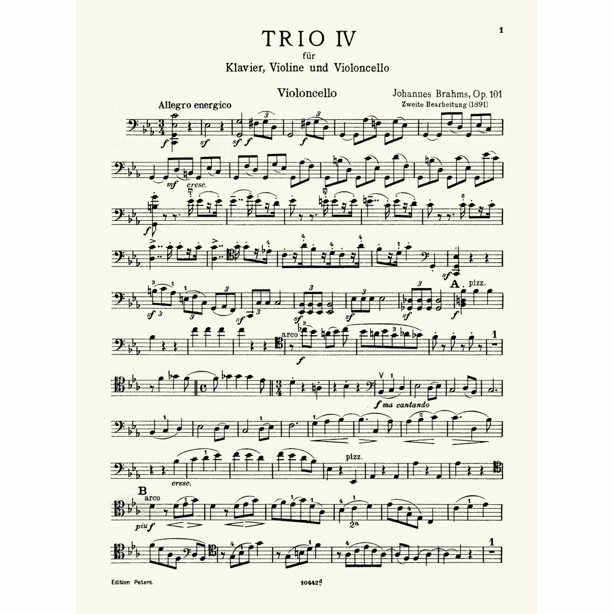 Sample: Cello Part