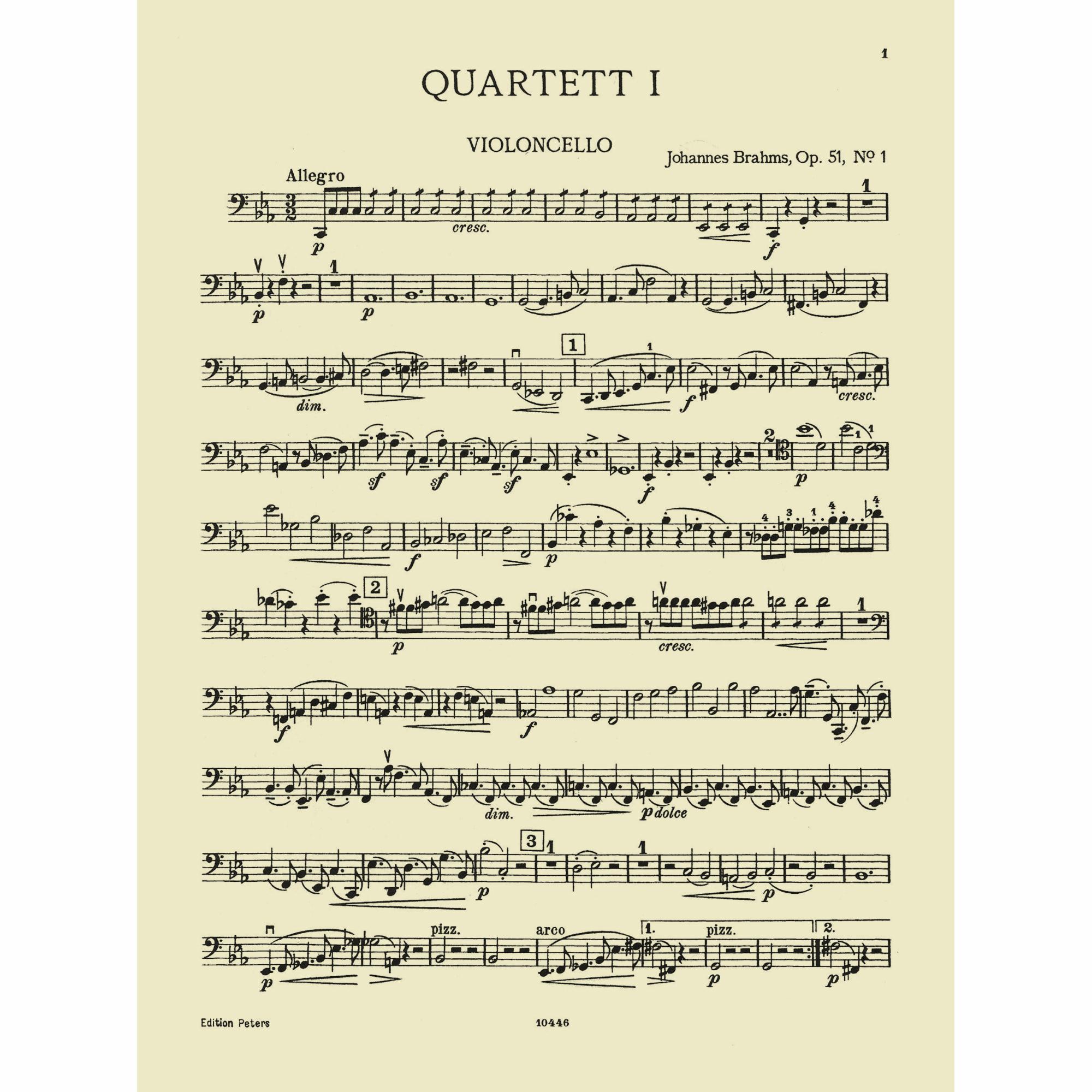 Sample: Cello (Pg. 1)