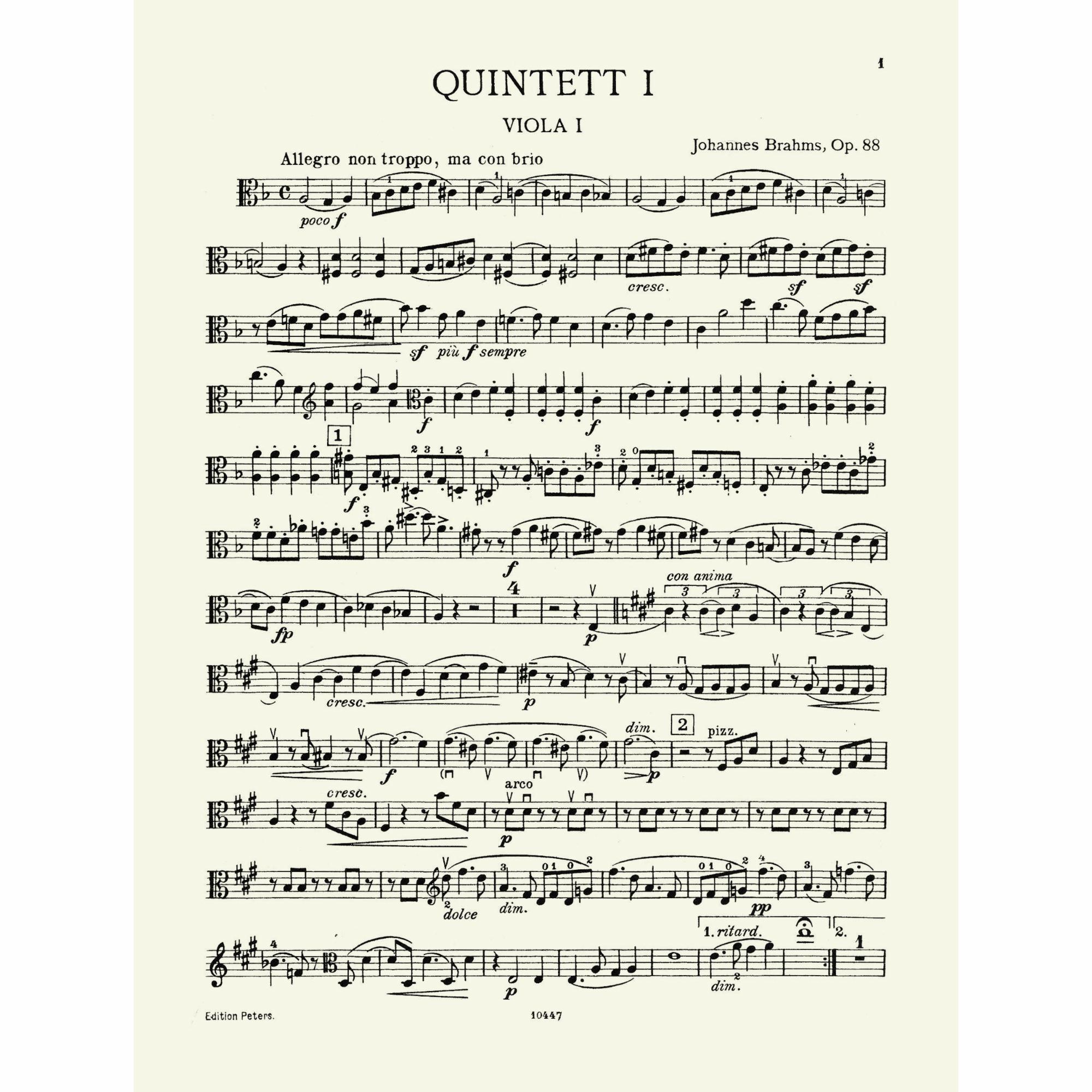 Sample: Viola I (Pg. 1)