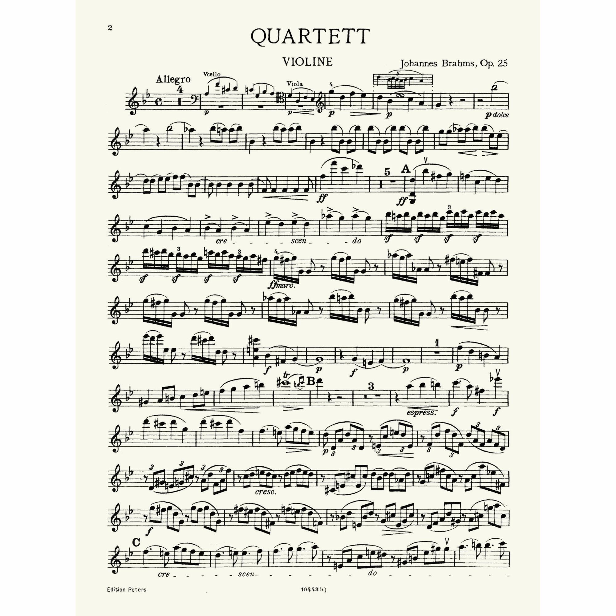 Sample: Violin Part