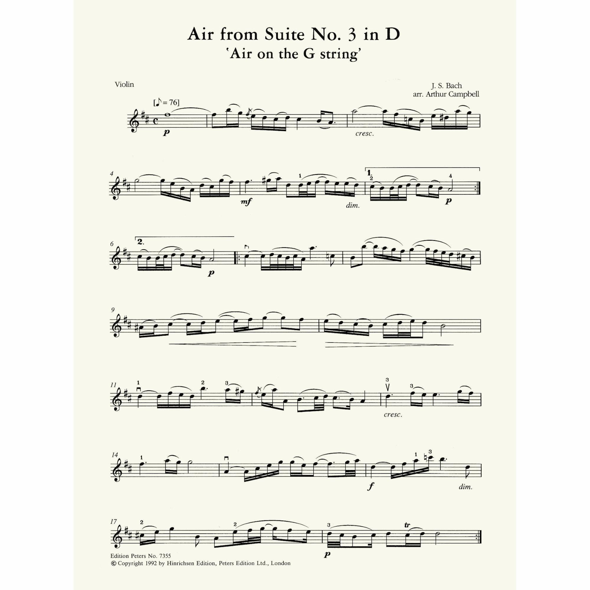 Sample: Violin (Pg. 1)