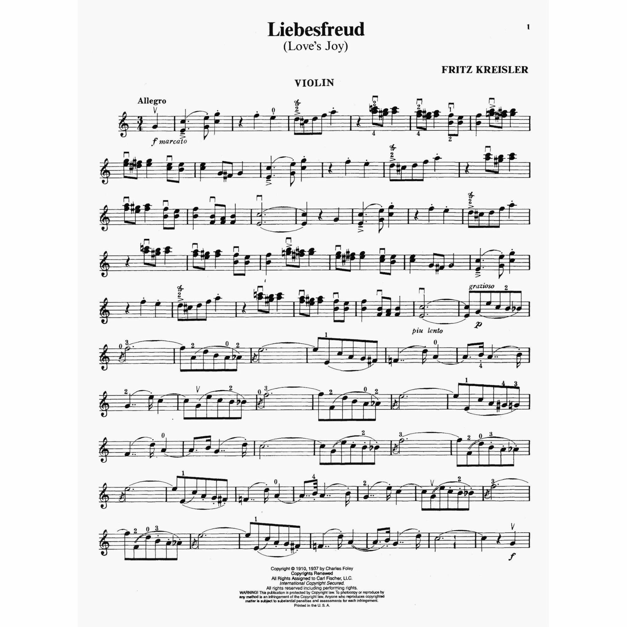 Sample: Violin Part