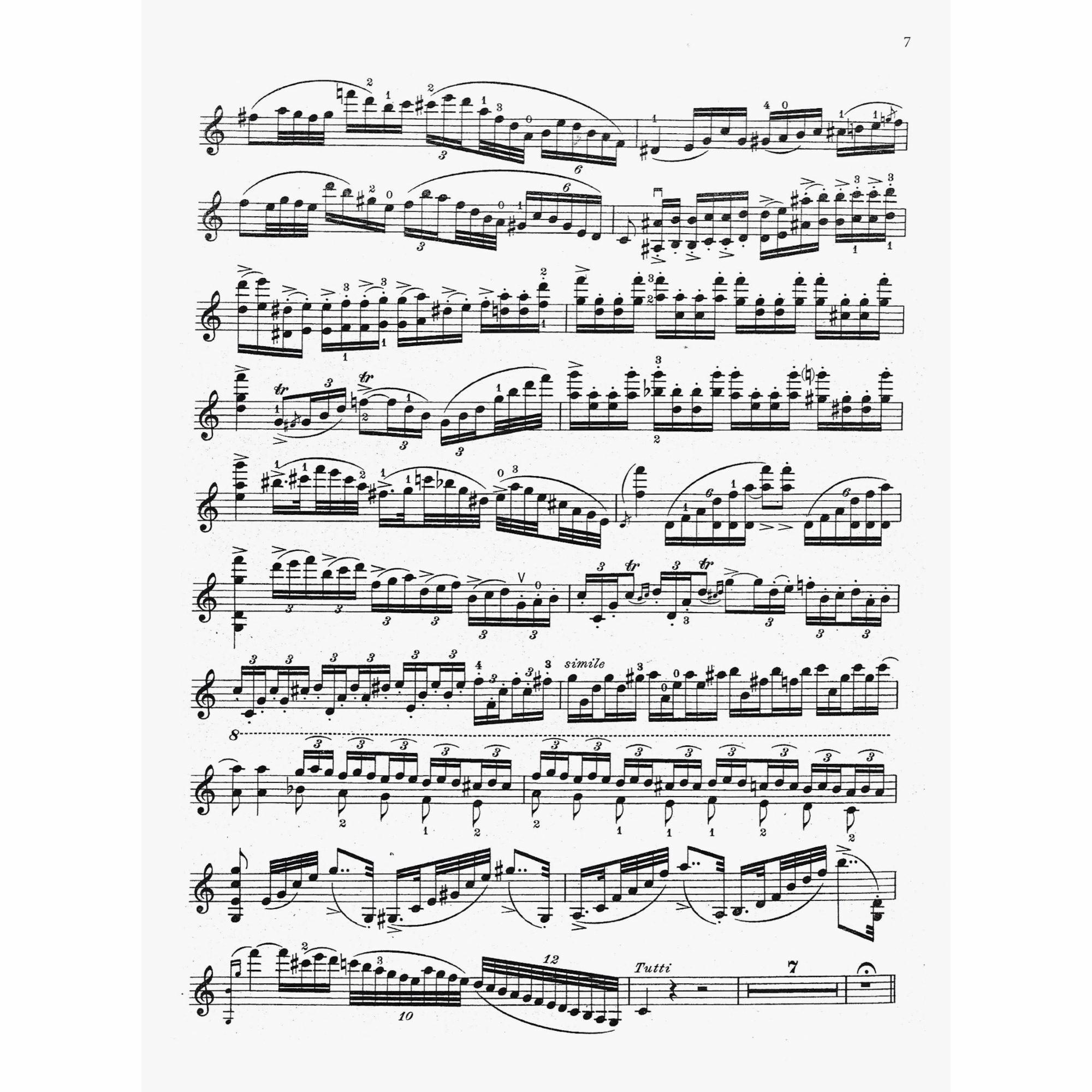 Sample: Violin Part