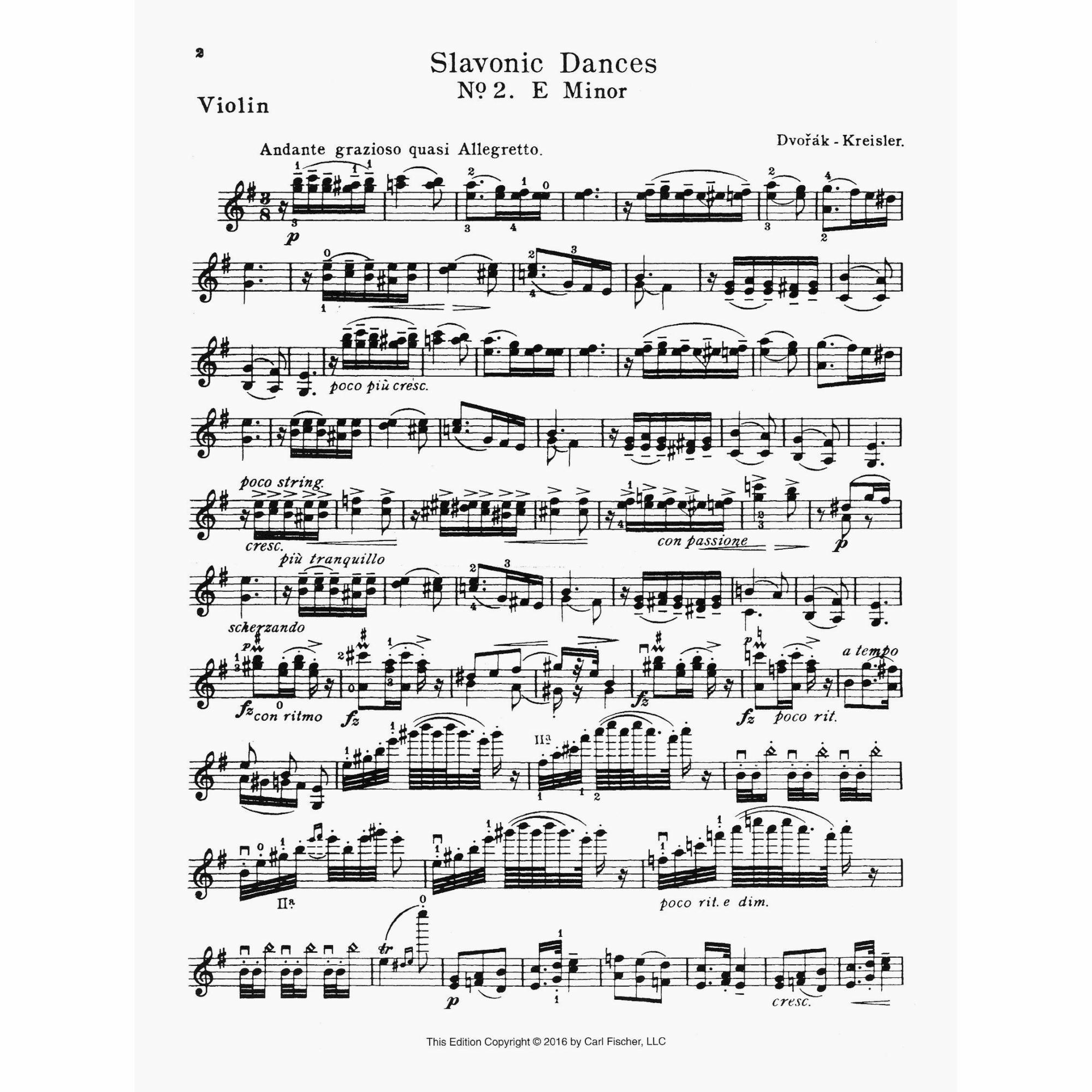 Sample: Violin Part