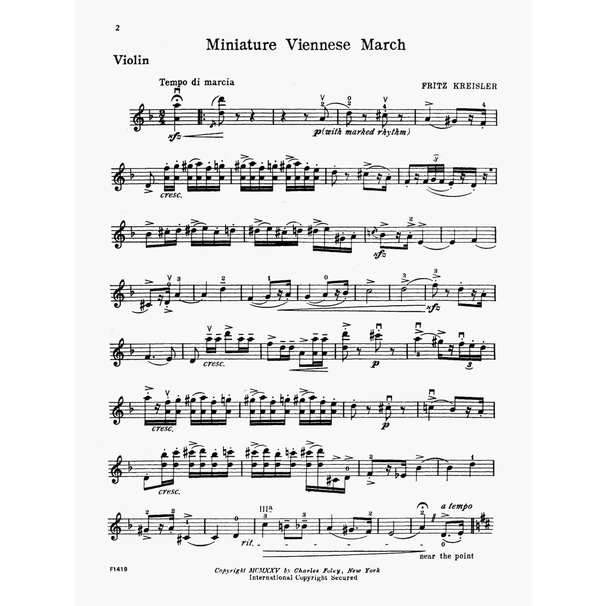 Sample: Violin Part