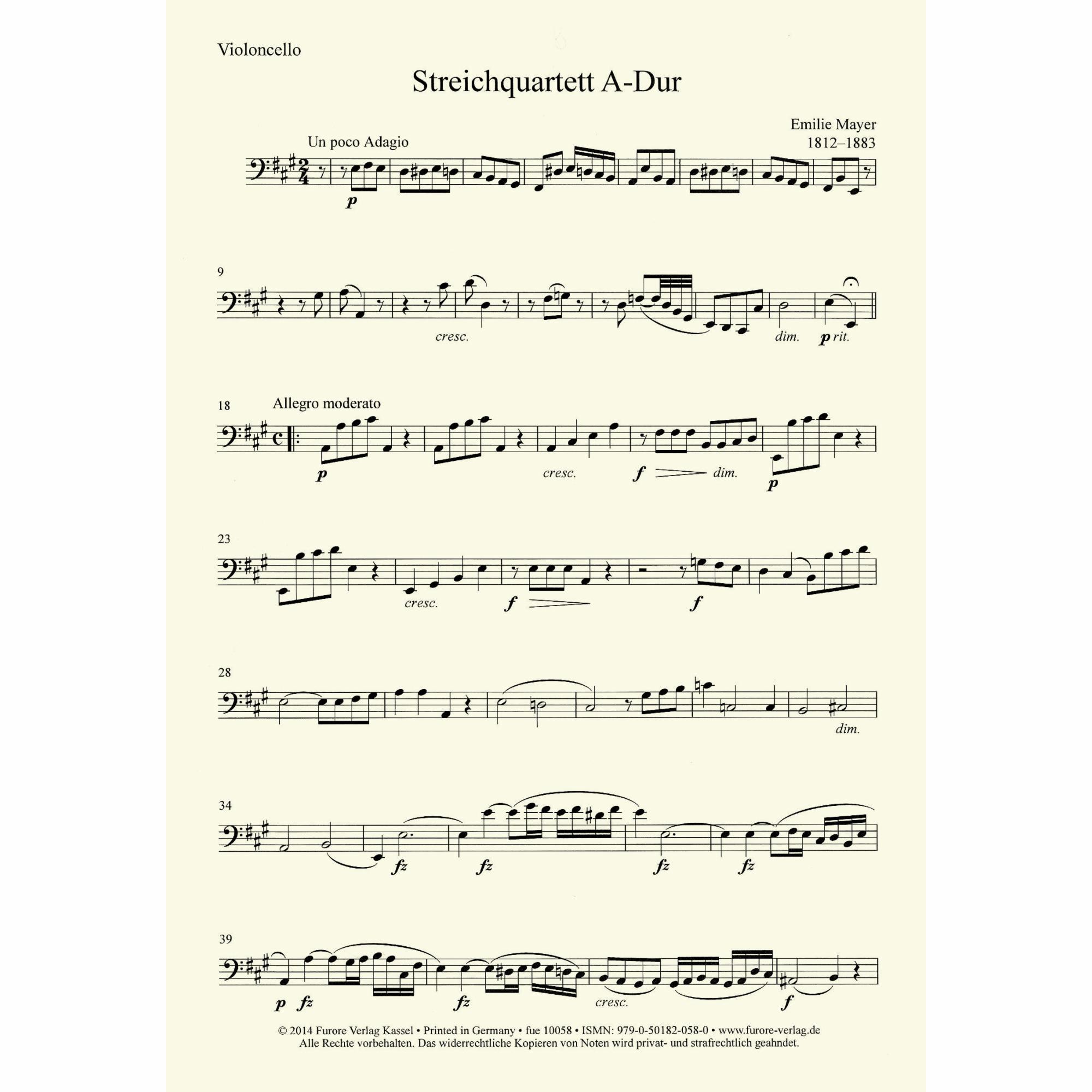 Sample: Cello Part