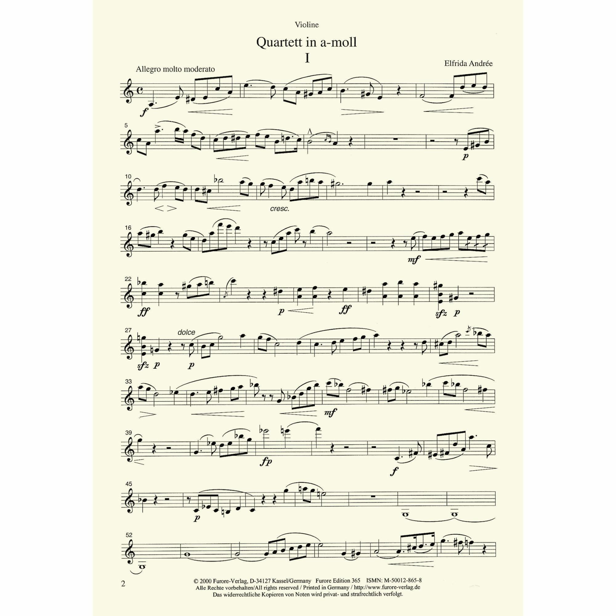 Sample: Violin Part