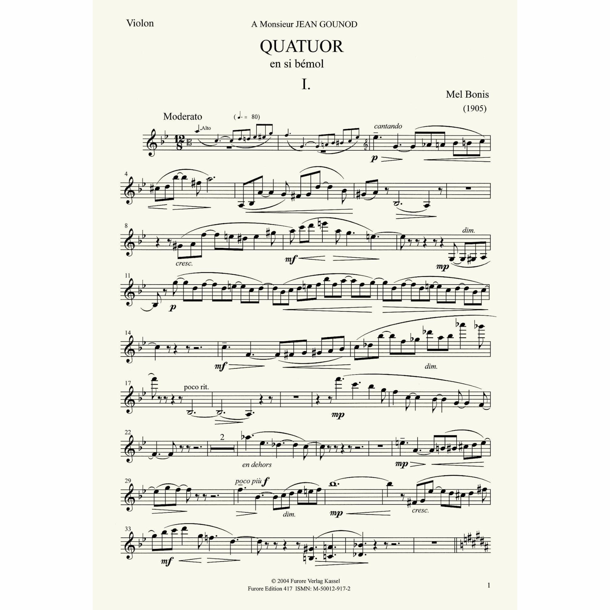 Sample: Violin Part