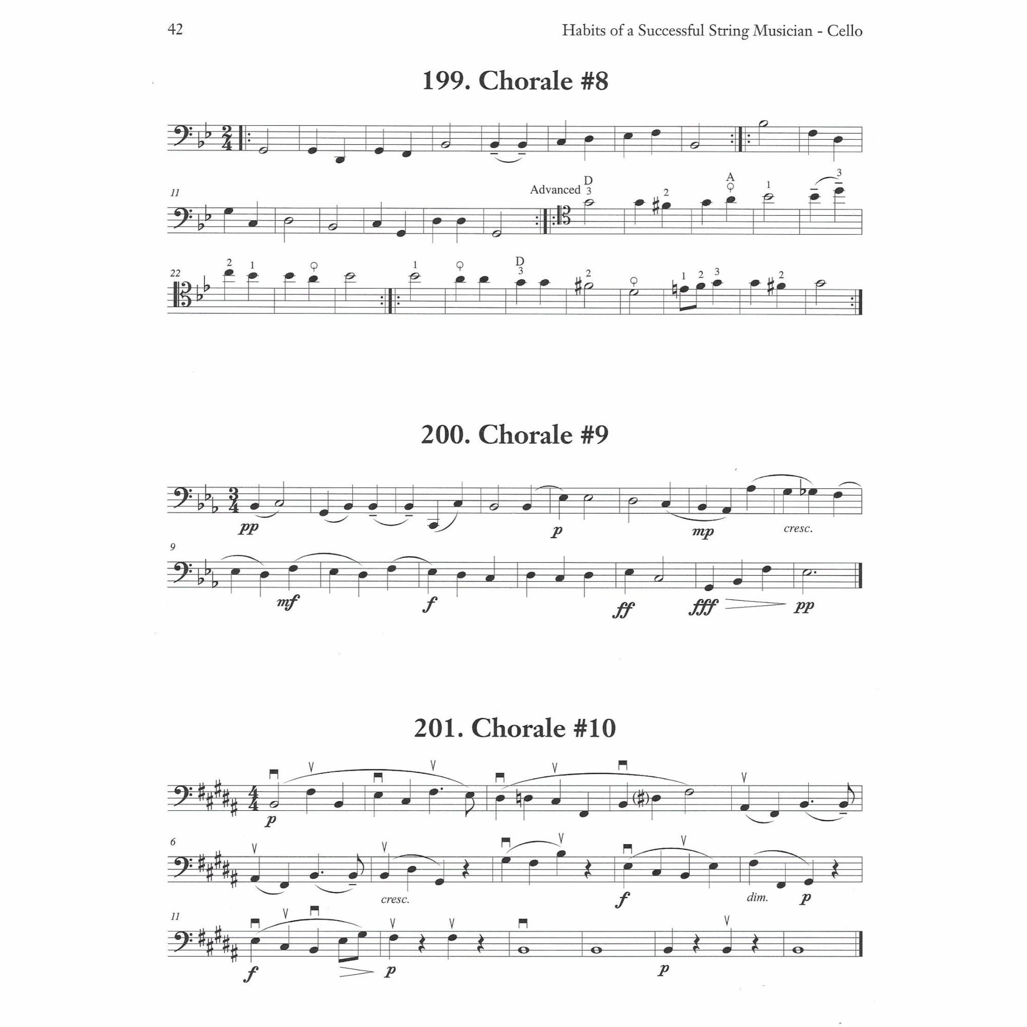 Sample: Cello (Pg. 42)