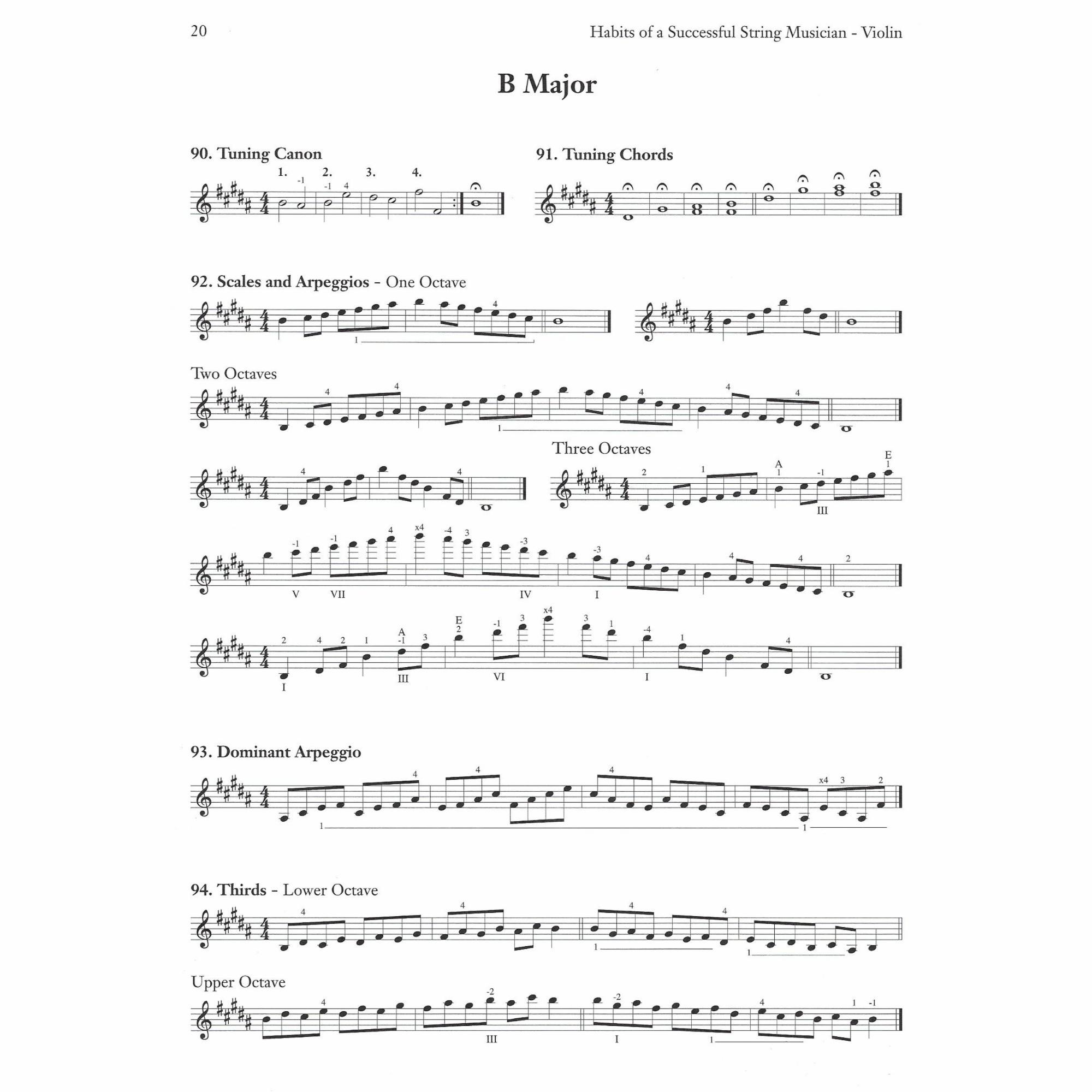 Sample: Violin (Pg. 20)