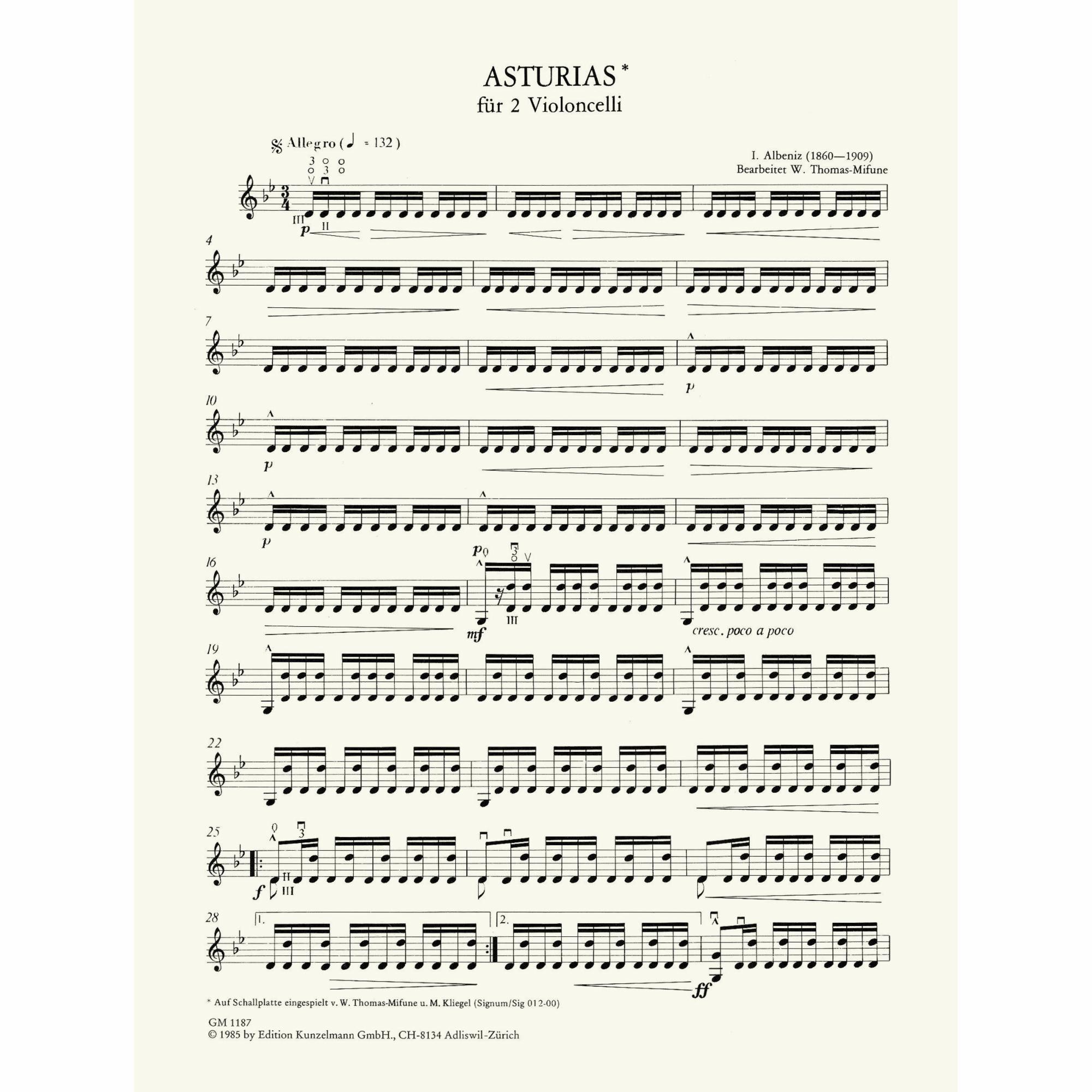 Sample: Cello I (Pg. 2)