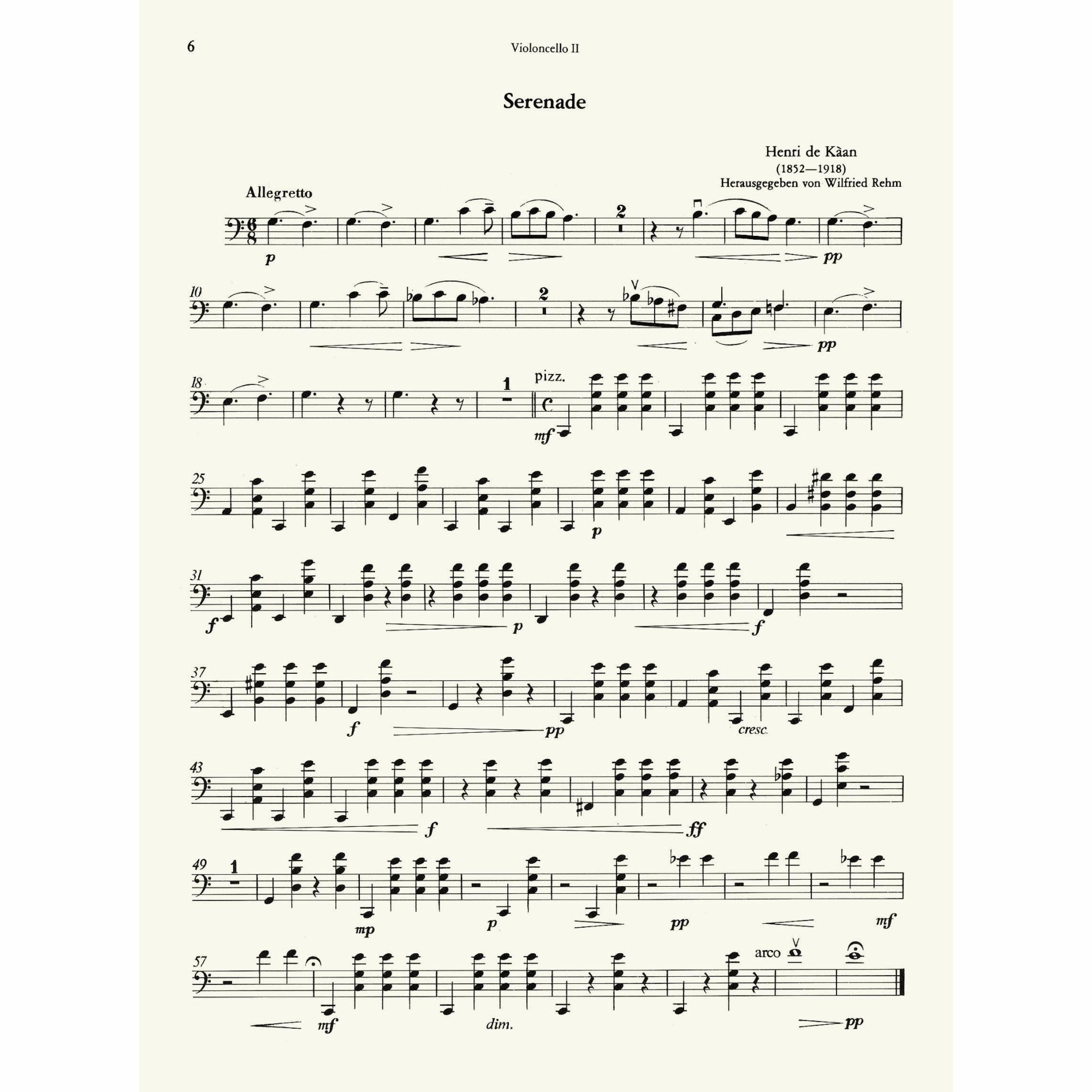 Sample: Cello II (Pg. 6)