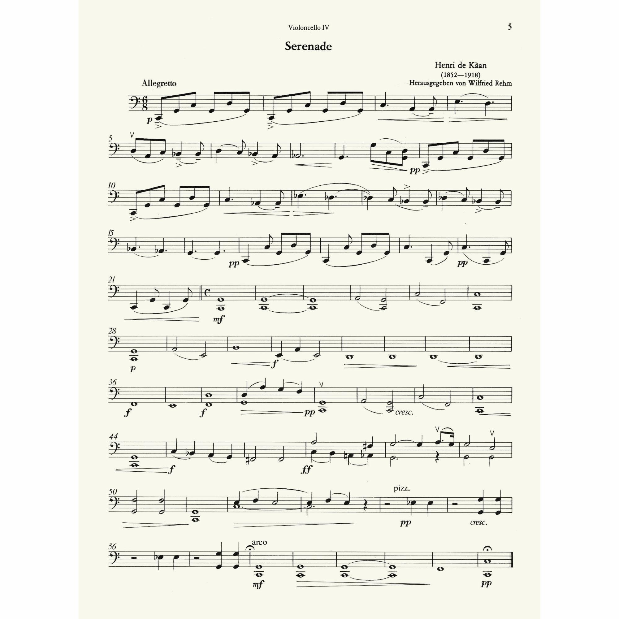 Sample: Cello IV (Pg. 5)