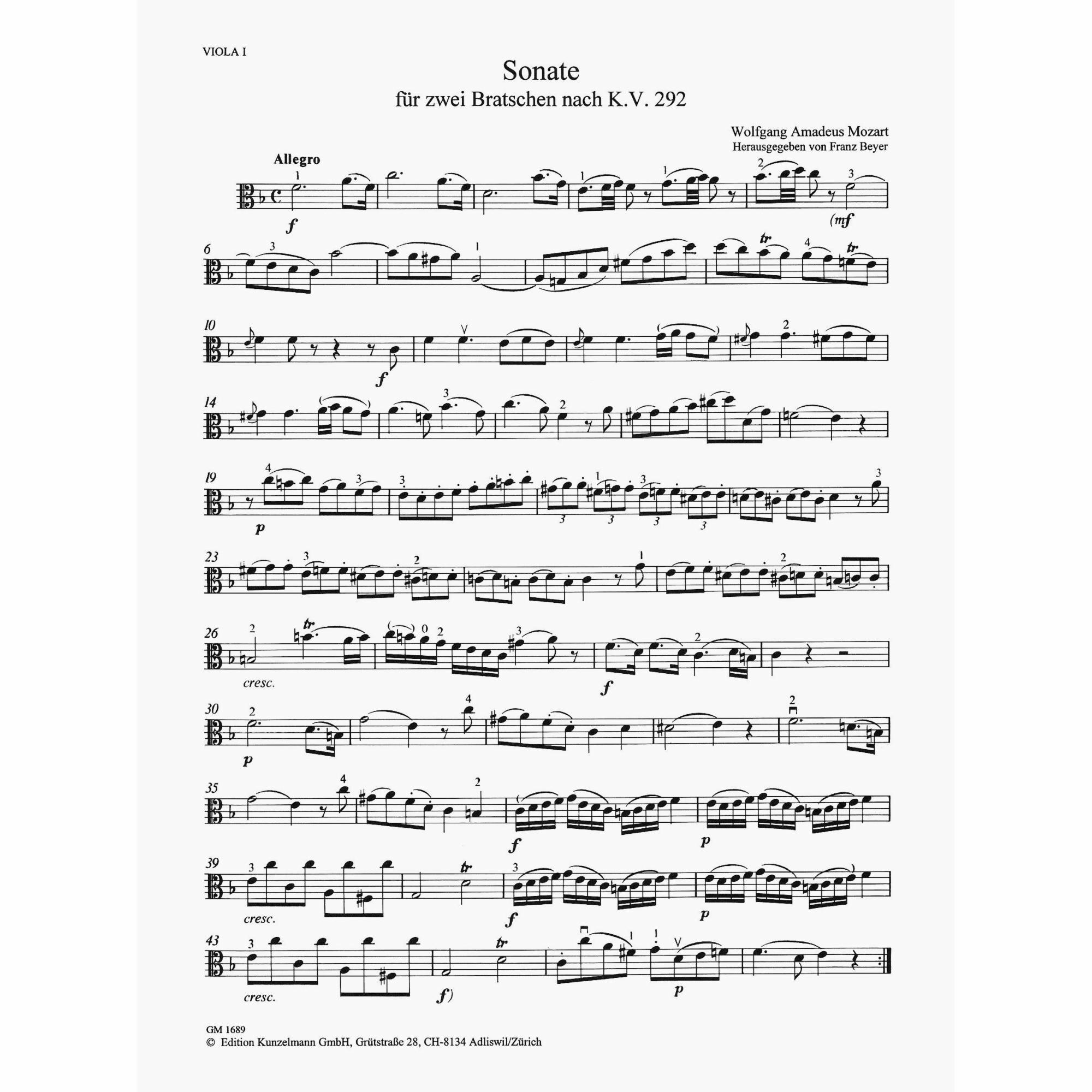 Sample: Viola I (Pg. 2)