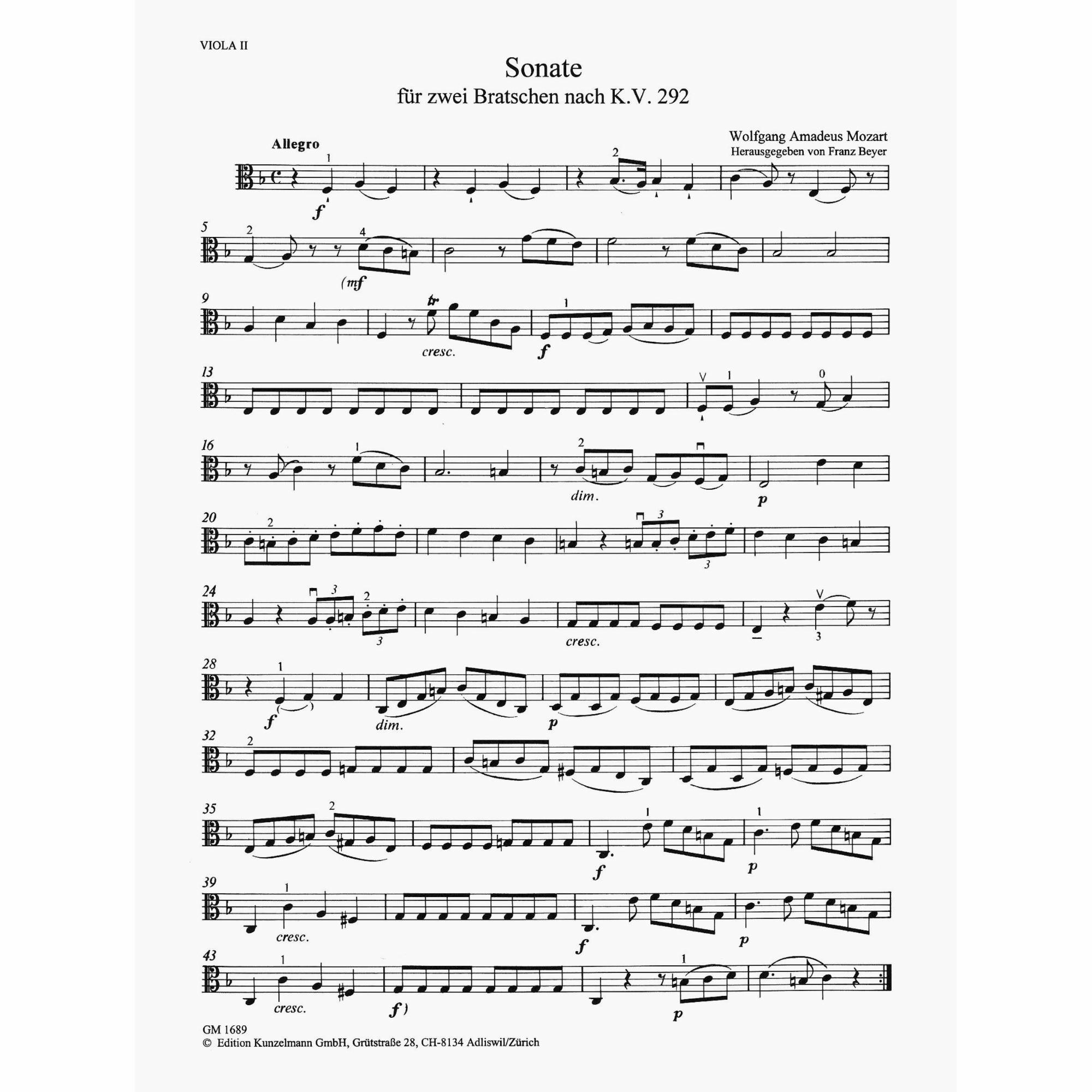 Sample: Viola II (Pg. 2)