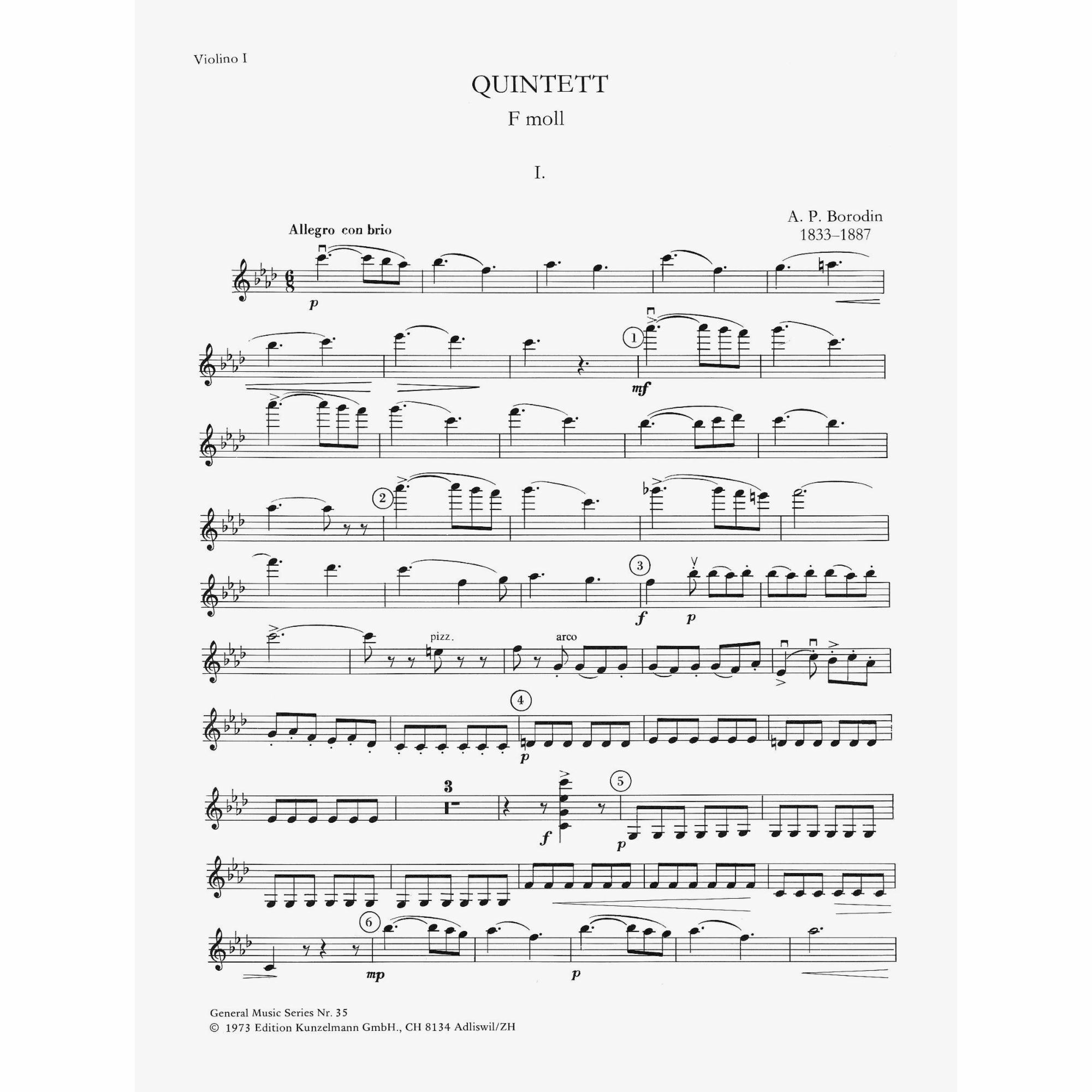 Sample: Violin I (Pg. 2)