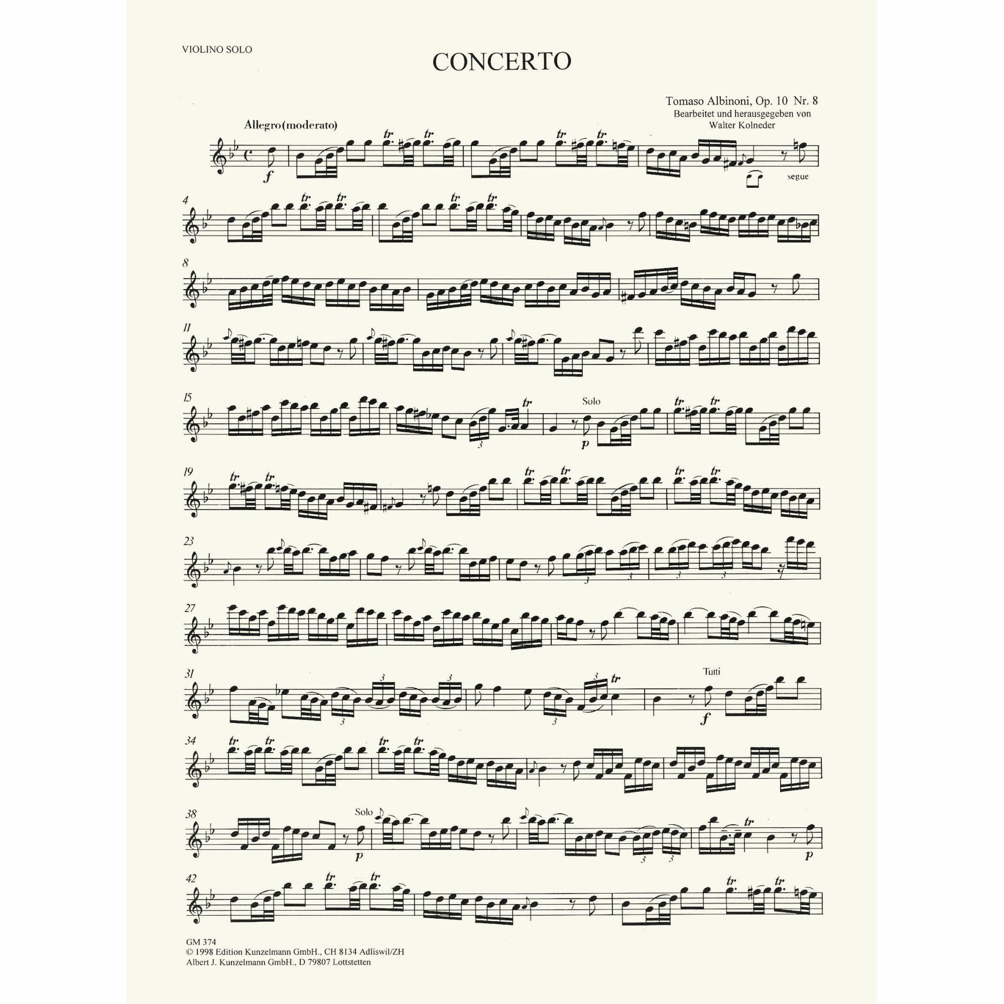 Sample: Violin (Pg. 1)