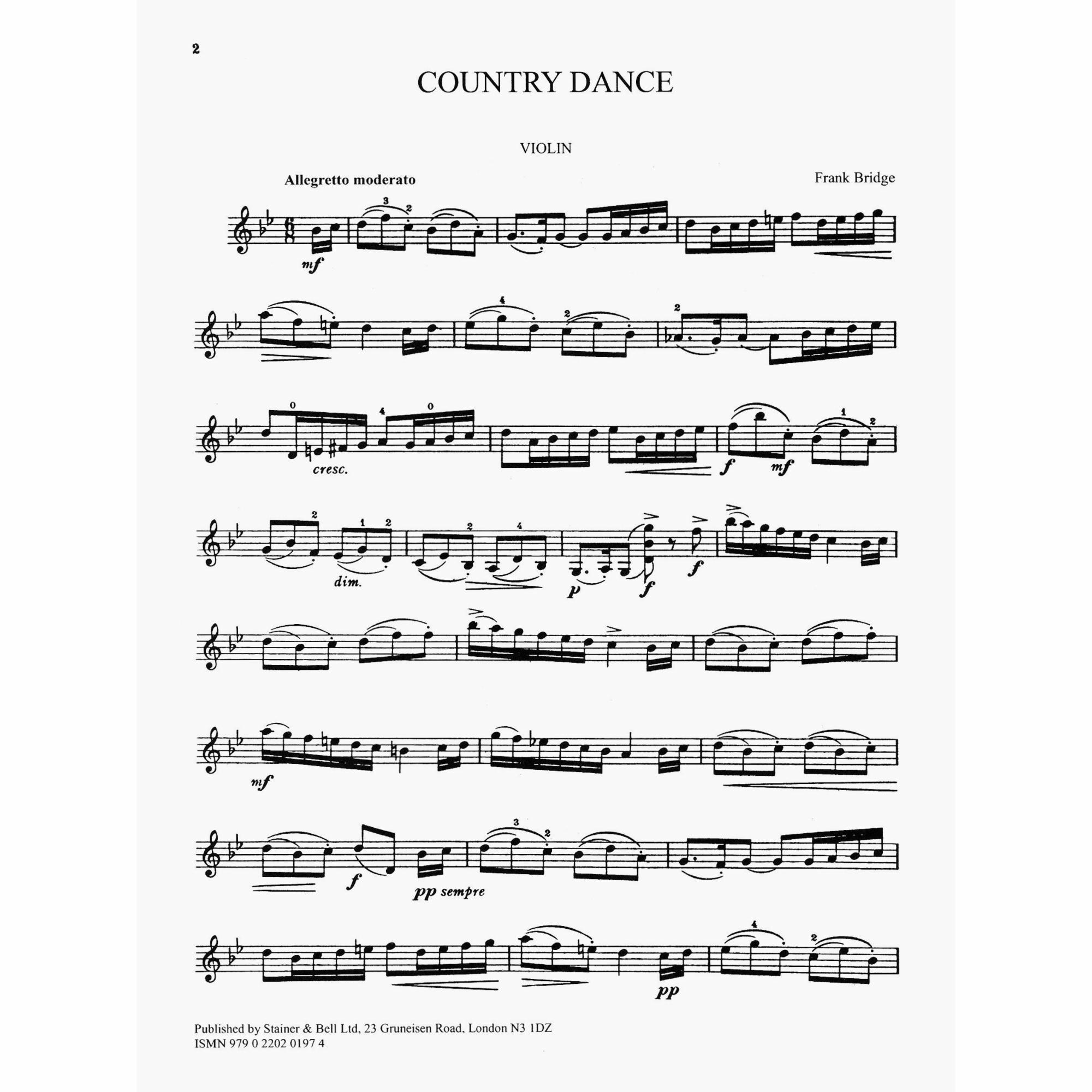 Sample: Violin Part