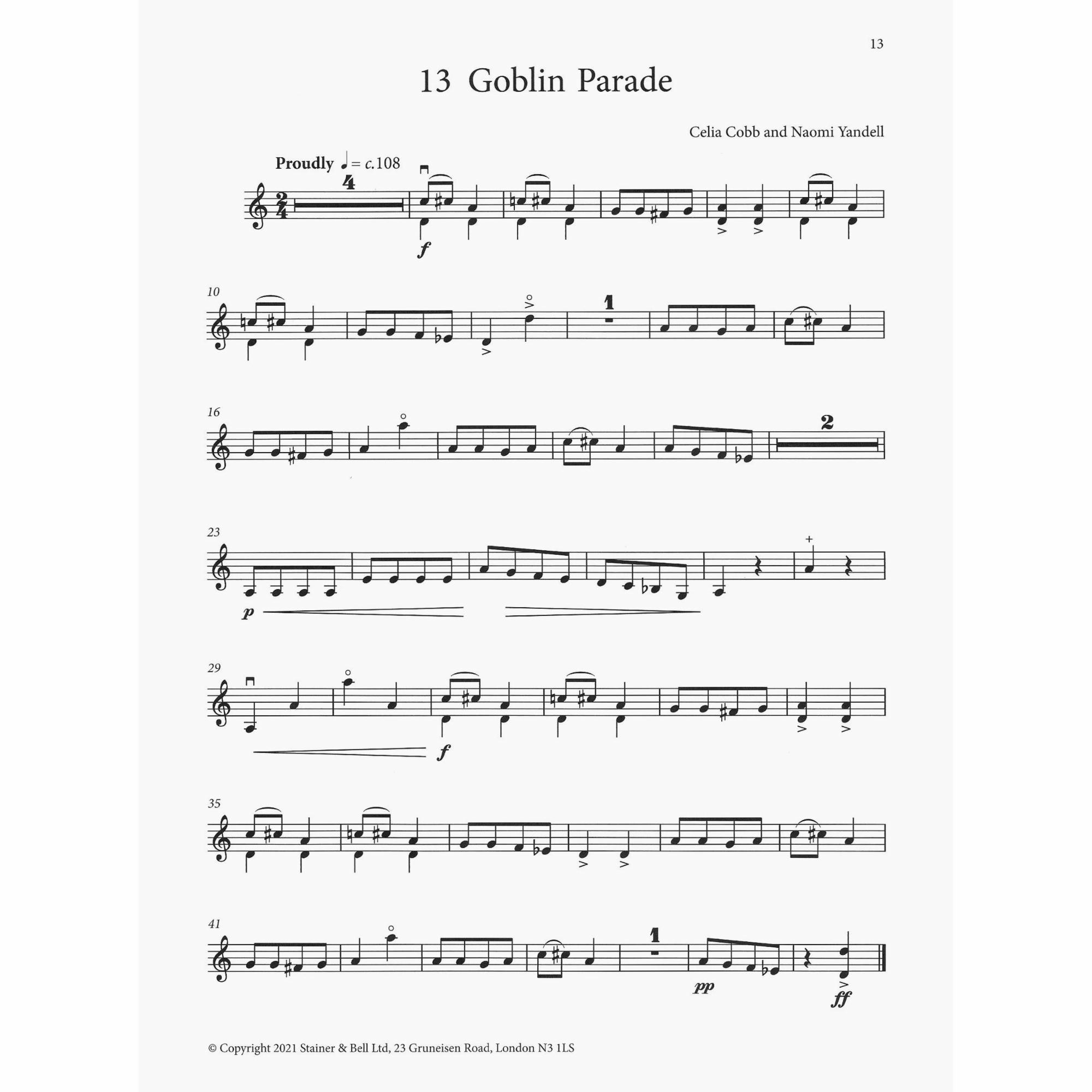 Sample: Violin Part