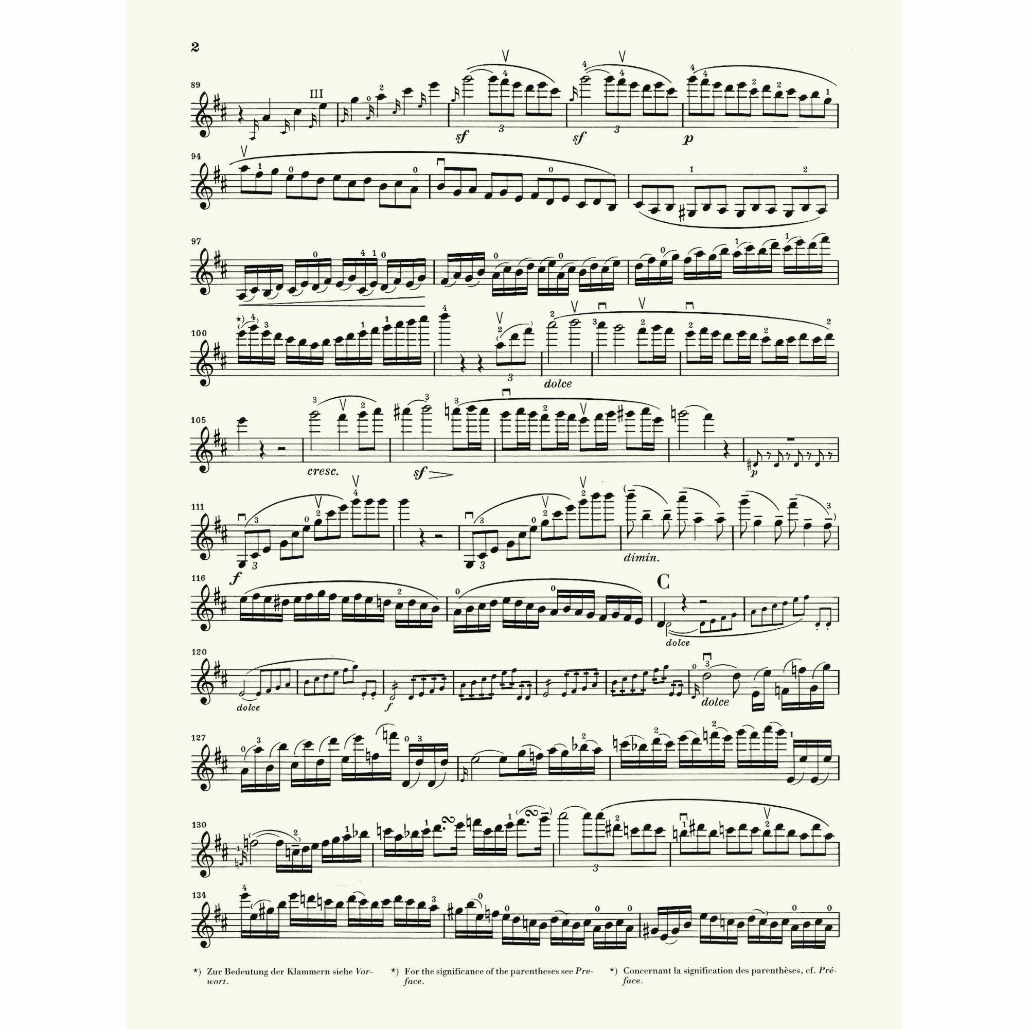 Sample: Marked Violin (Pg. 2)