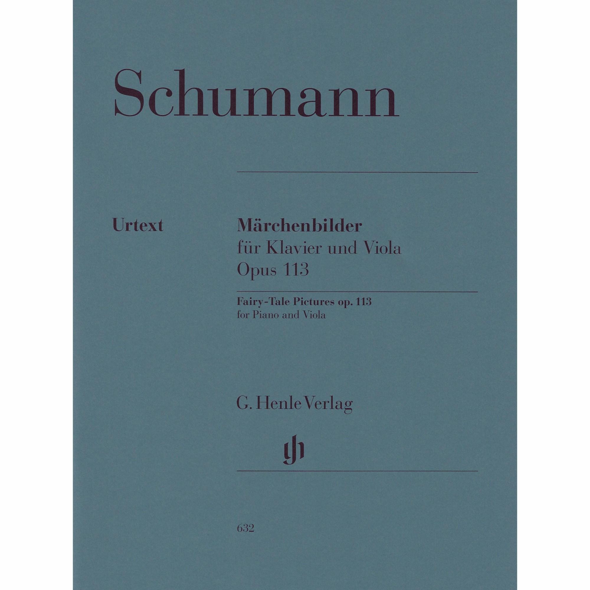 Schumann -- Fairy Tale Pictures, Op. 113 for Viola and Piano