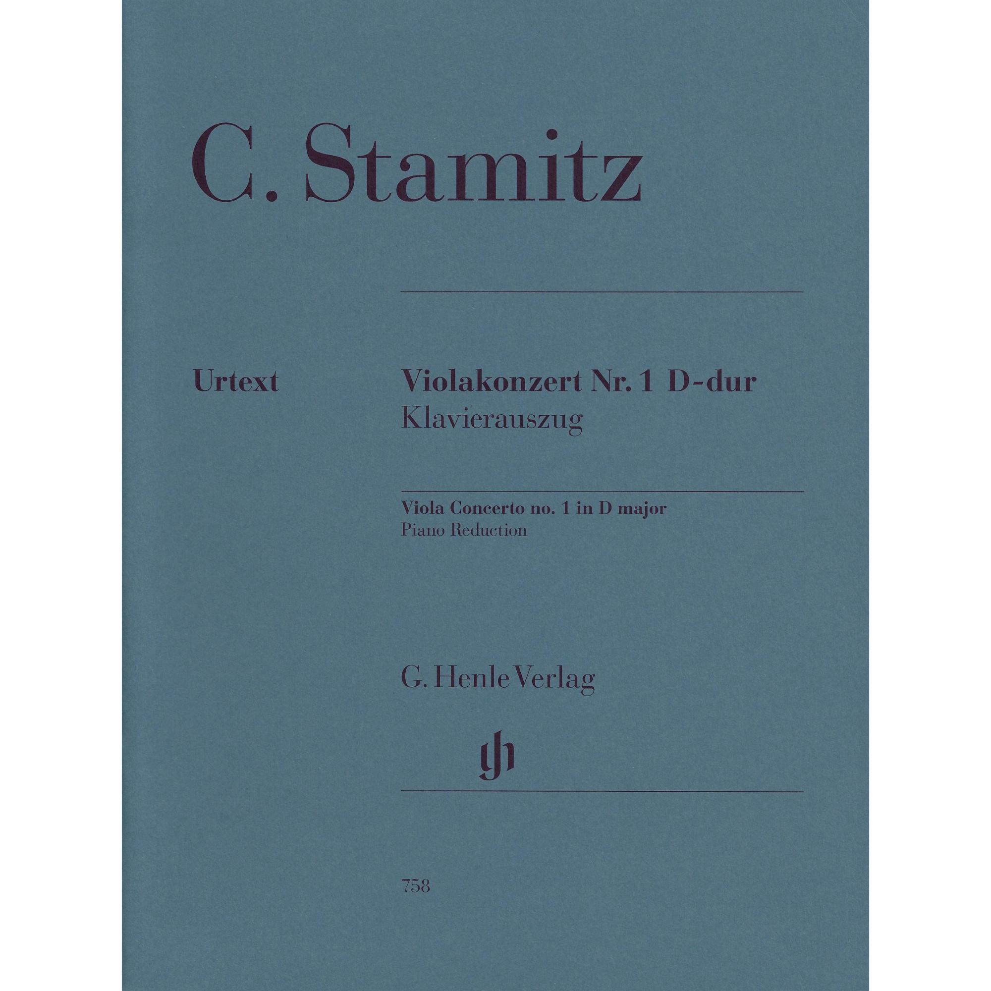 Stamitz -- Concerto No. 1 in D Major for Viola and Piano