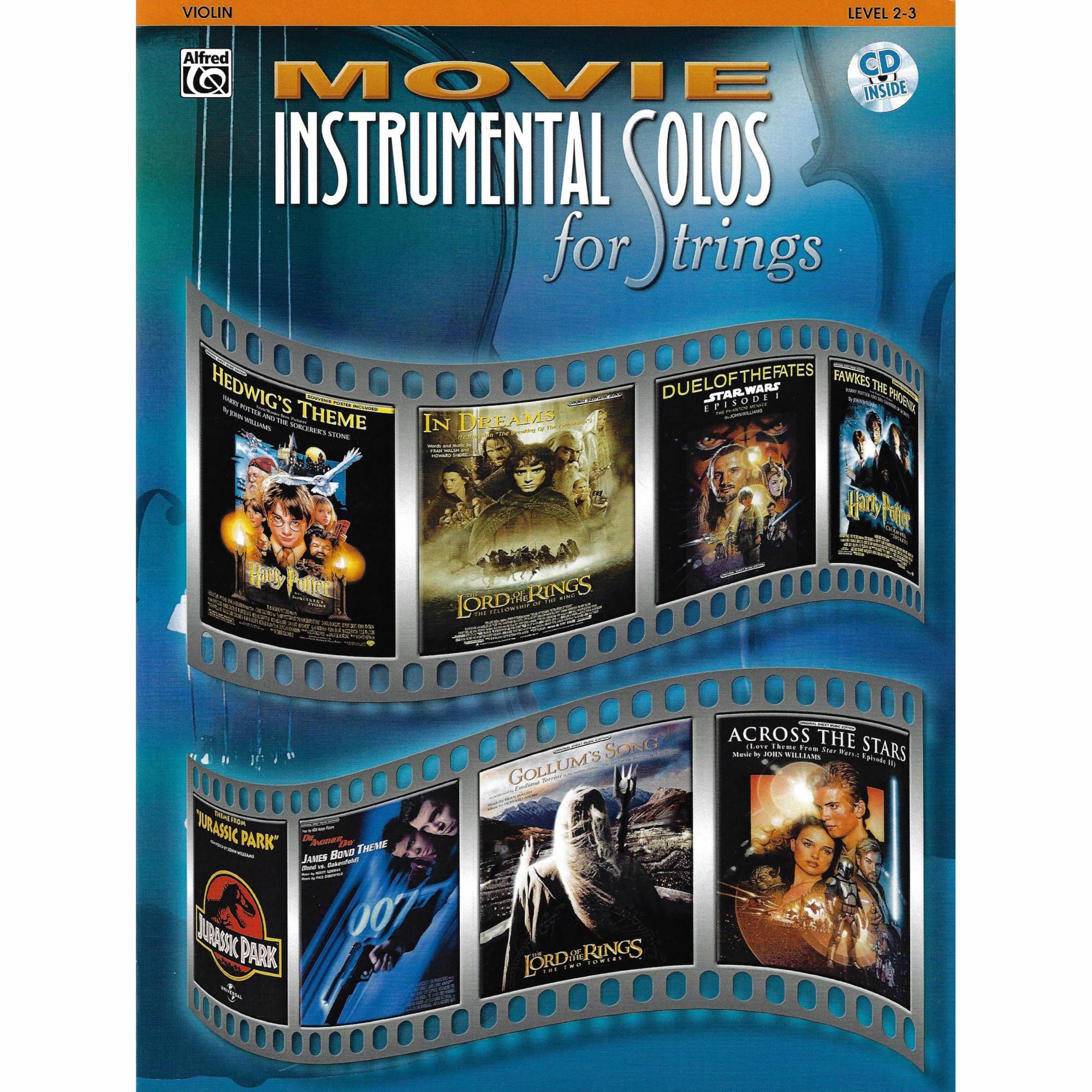 Movie Instrumental Solos for Violin, Viola, or Cello