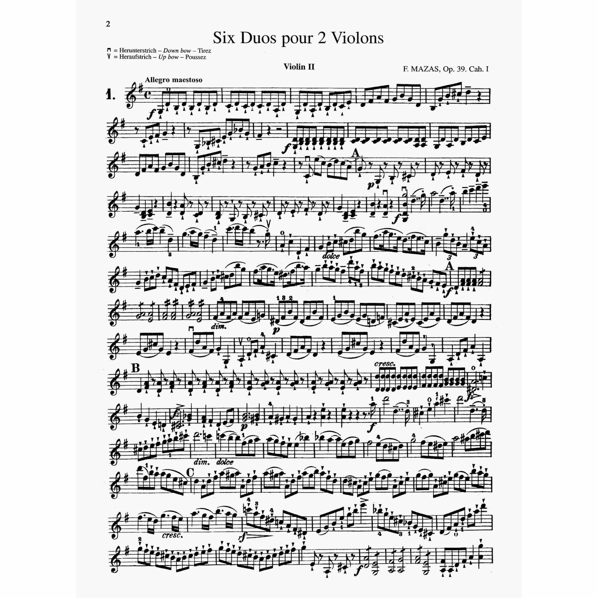 Sample: Violin II (Pg. 2)