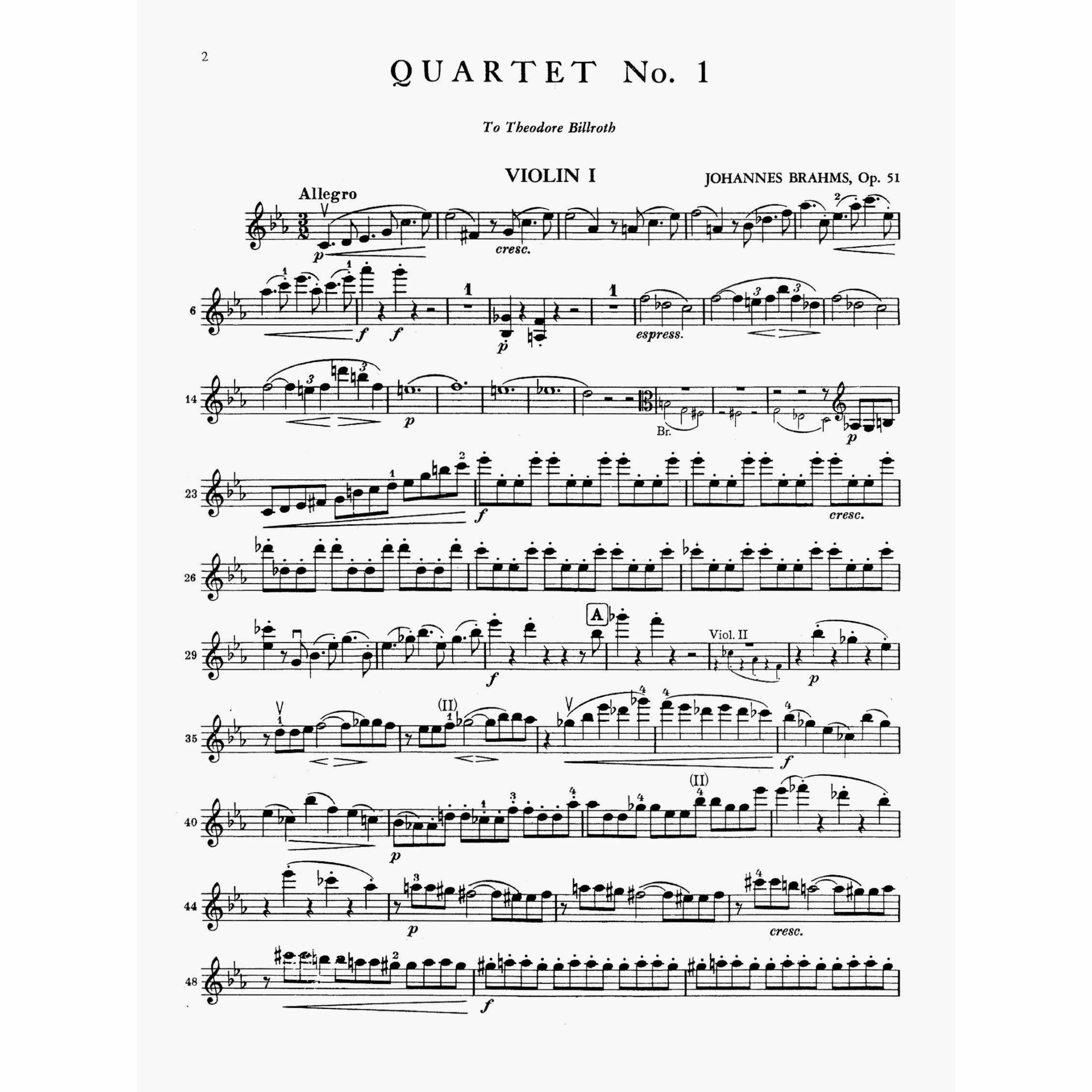 Sample: Violin I (Pg. 2)