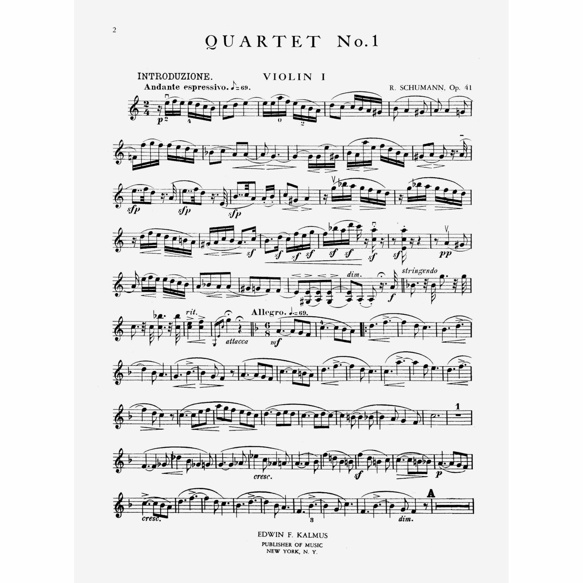 Sample: Violin I (Pg. 2)