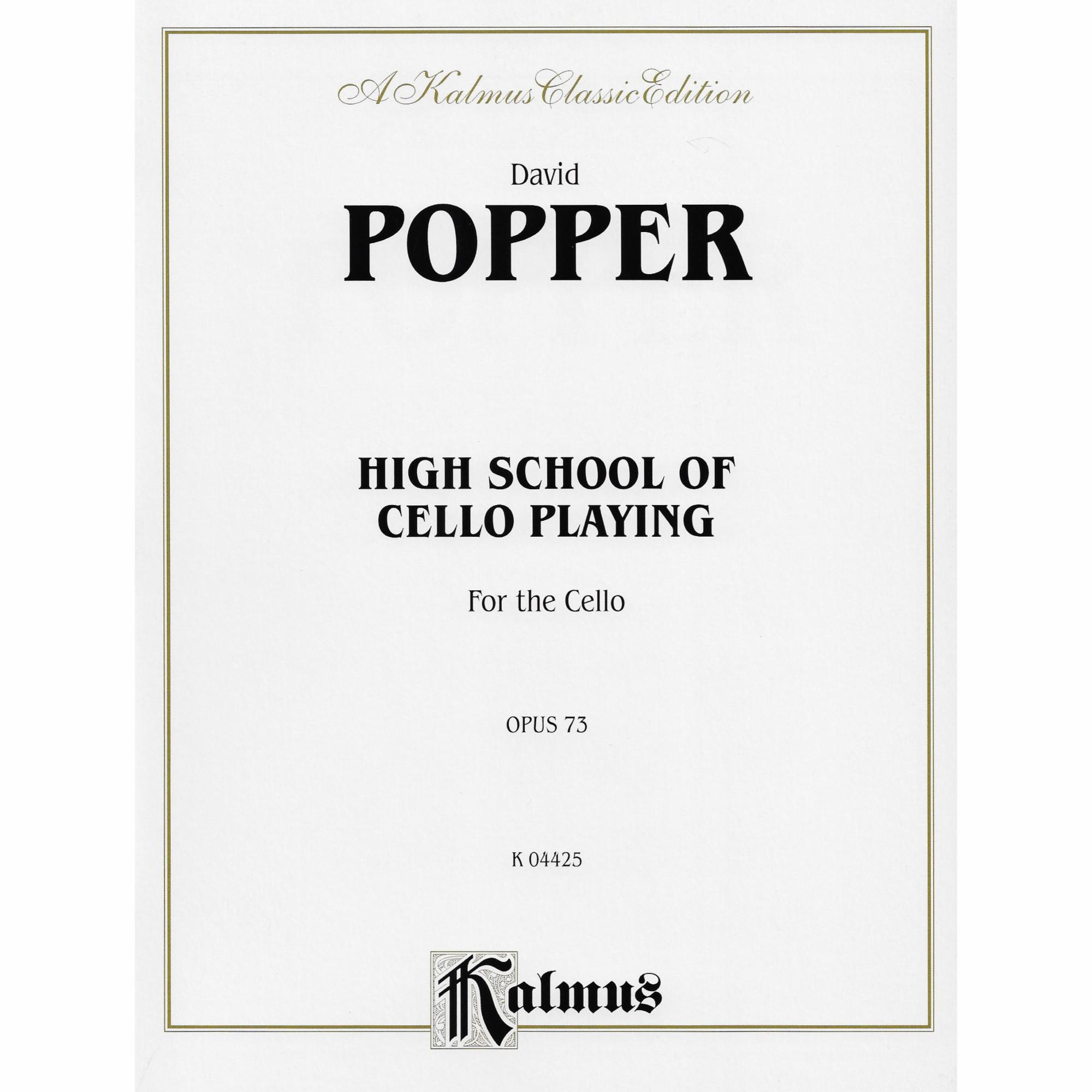 Popper -- The High School of Cello Playing, Op. 73