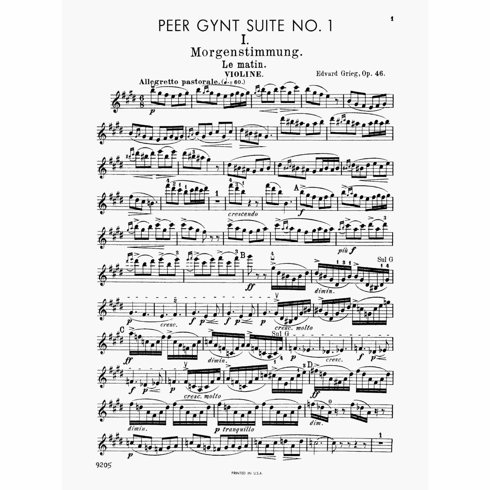 Sample: Violin Part