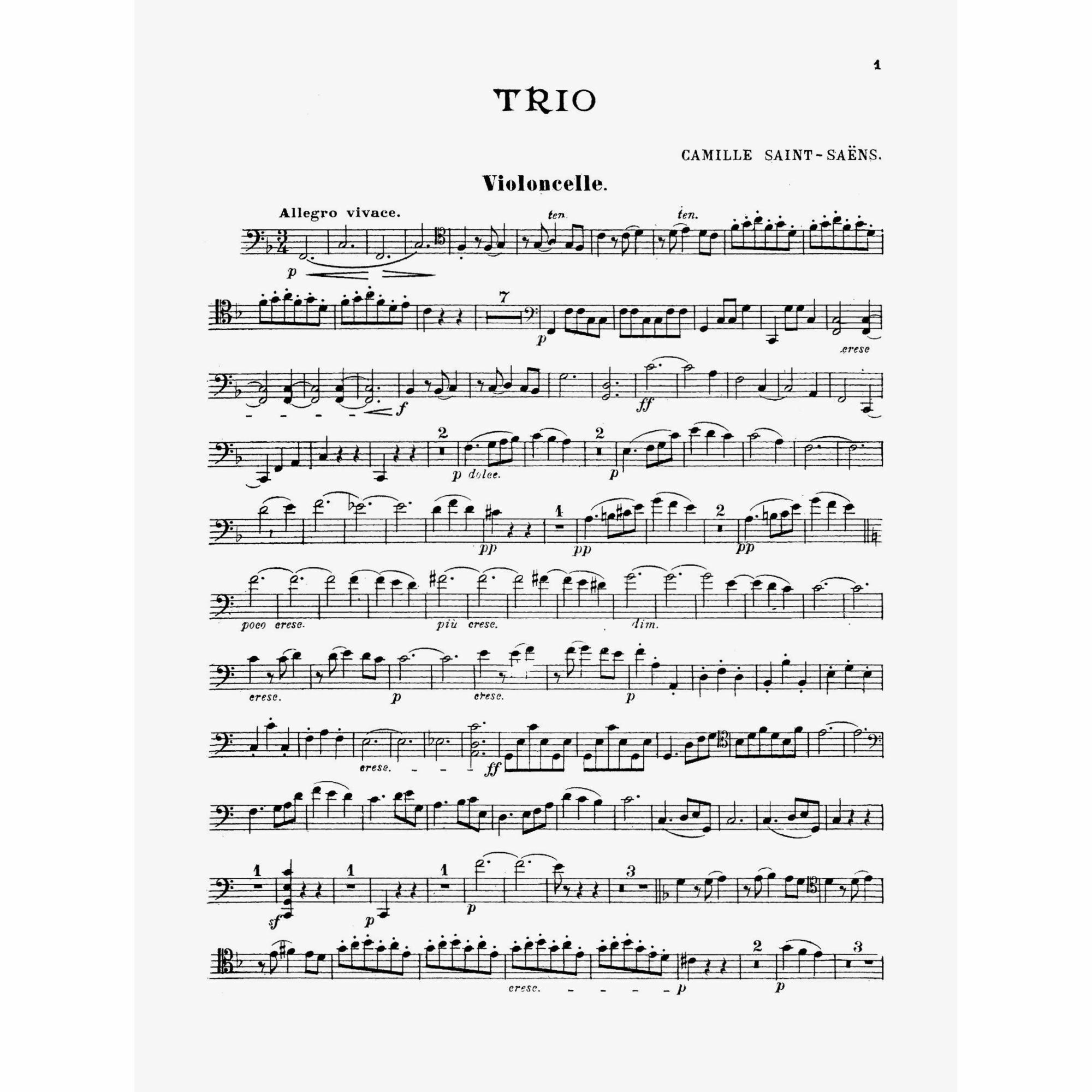 Sample: Cello (Pg. 1)