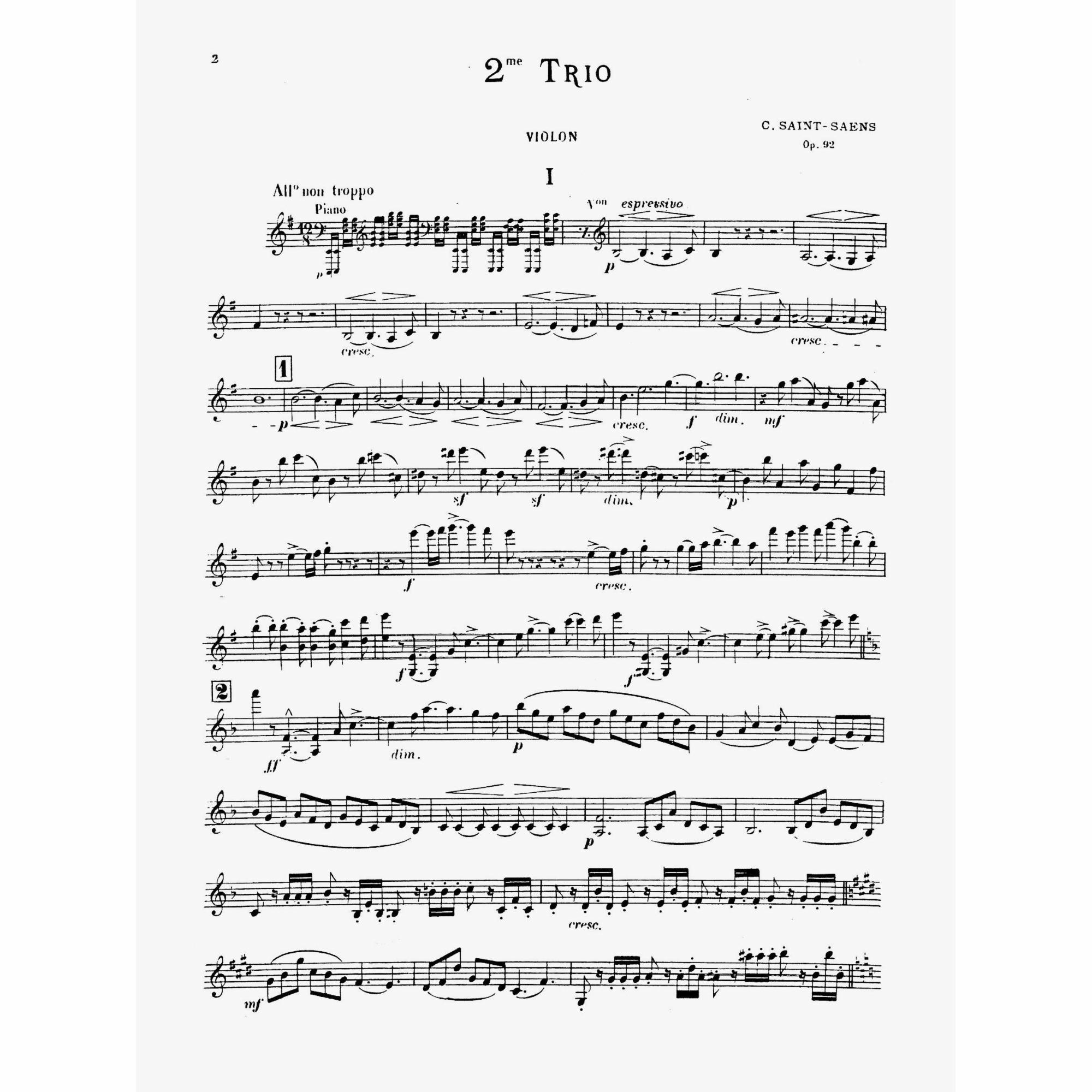 Sample: Violin (Pg. 1)