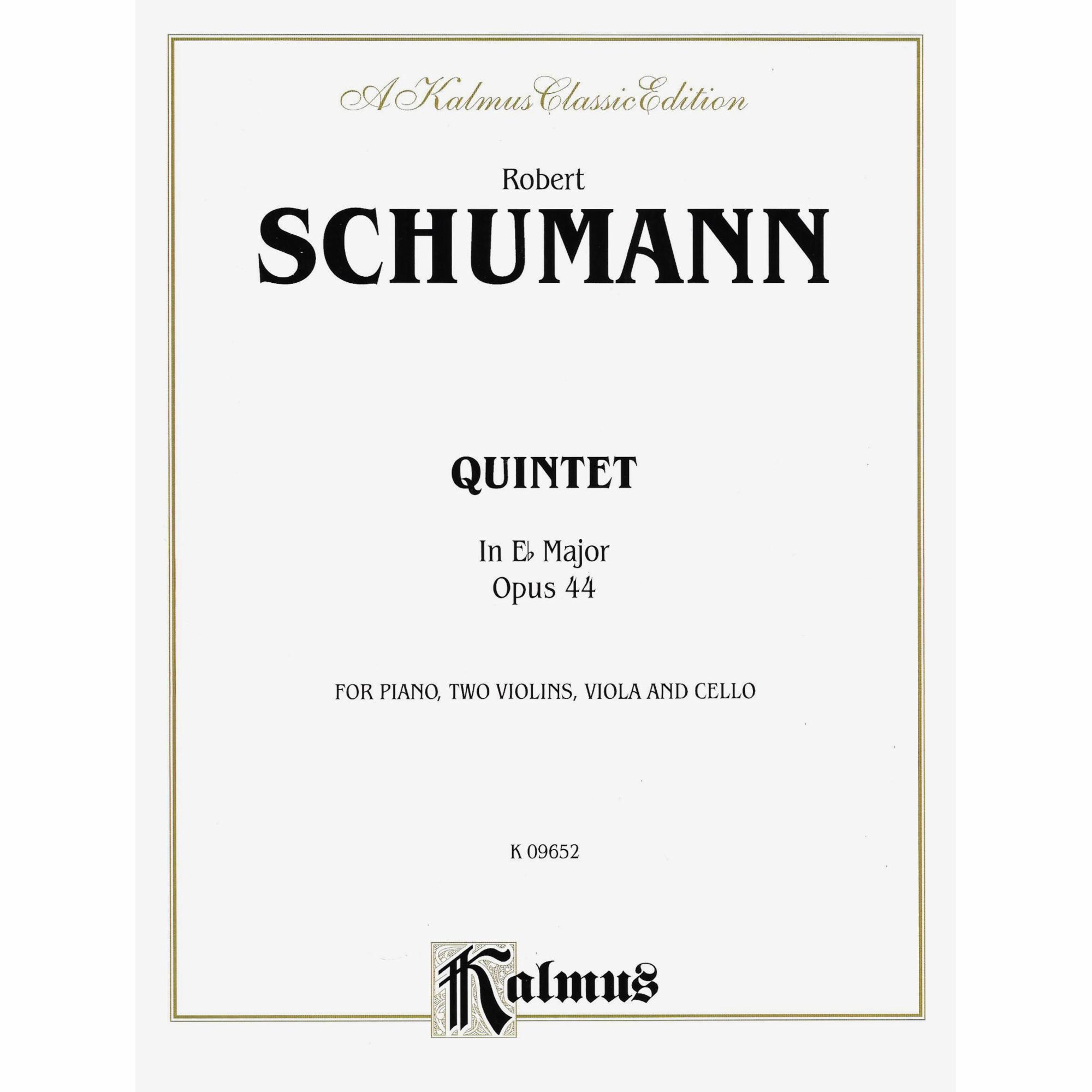 Schumann -- Piano Quintet in E-flat Major, Op. 44