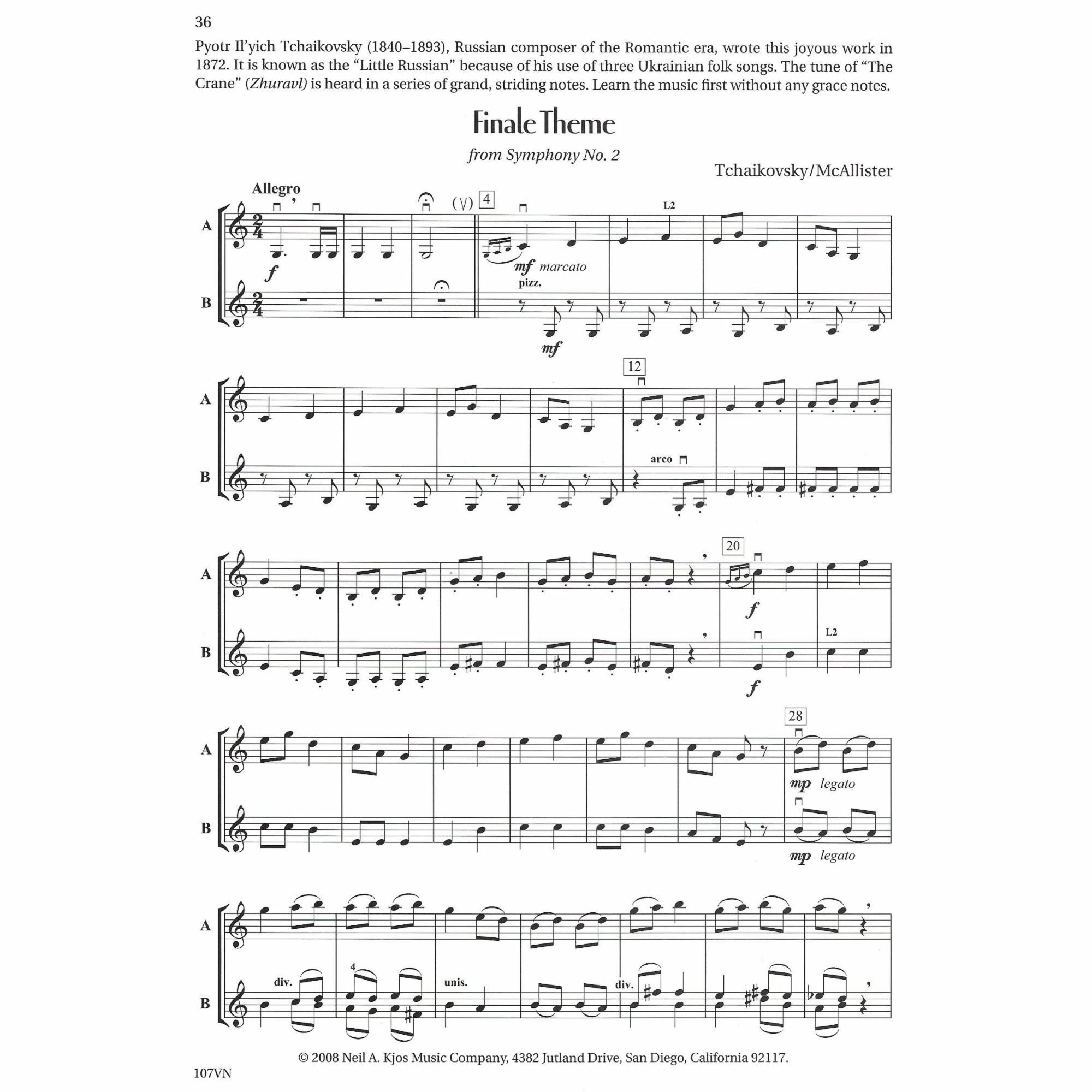 Sample: Violin (Pg. 36)