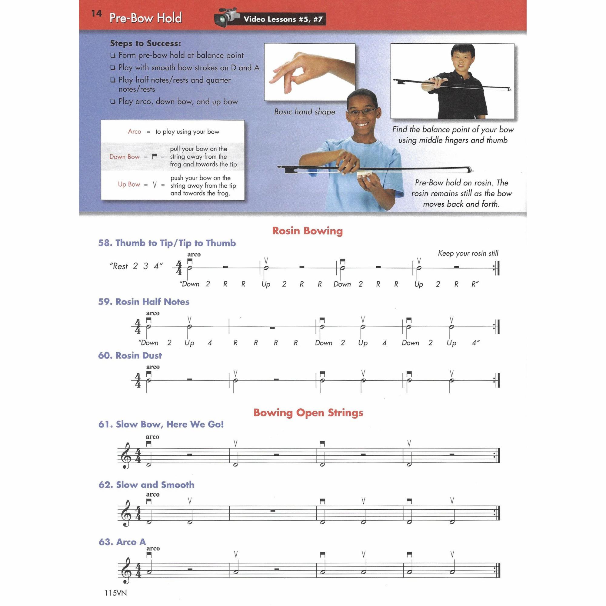 Sample: Violin (Pg. 14)