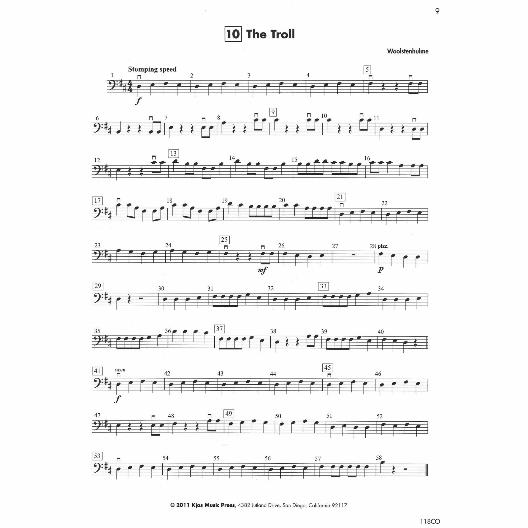 Sample: Cello (Pg. 9)