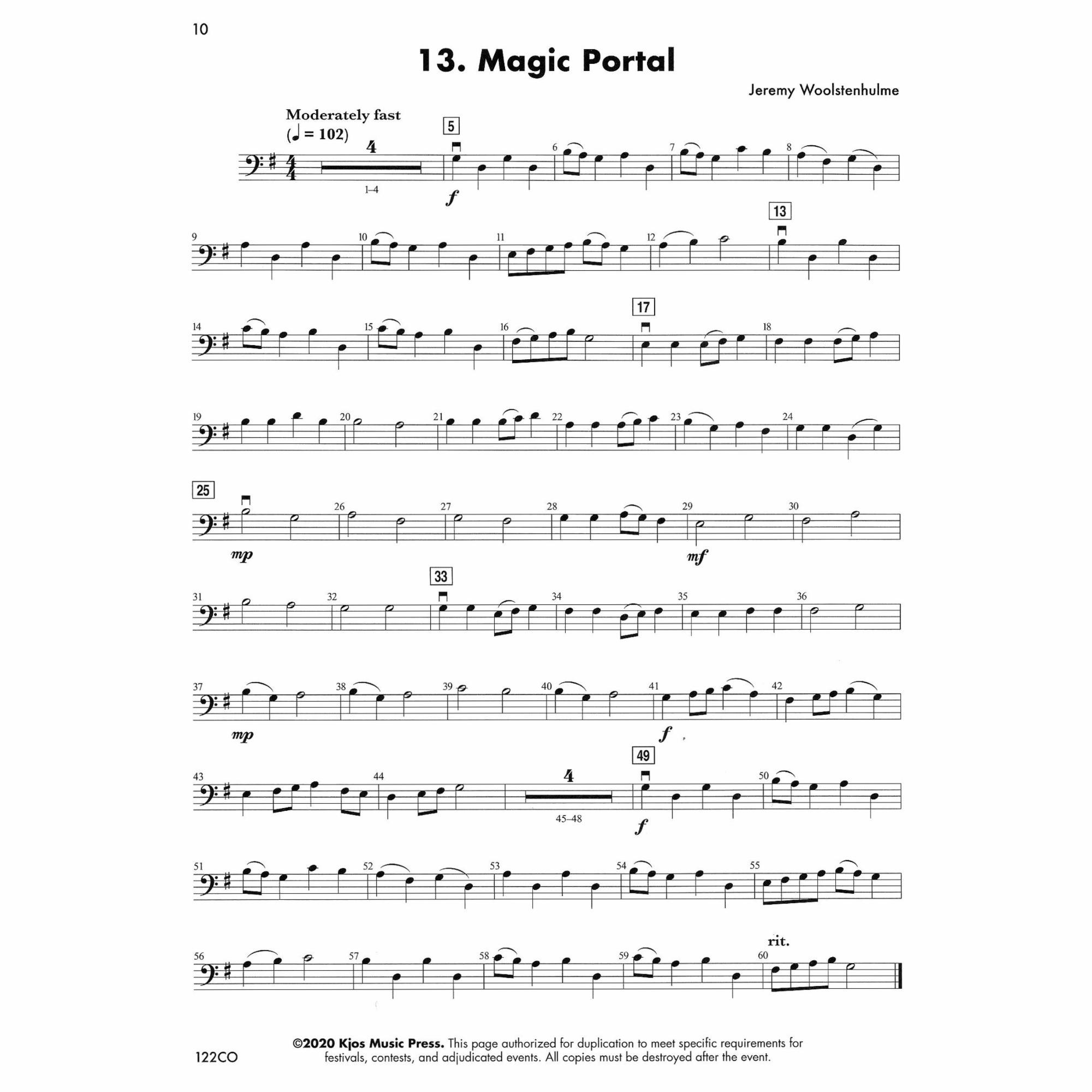 Sample: Cello (Pg. 10)