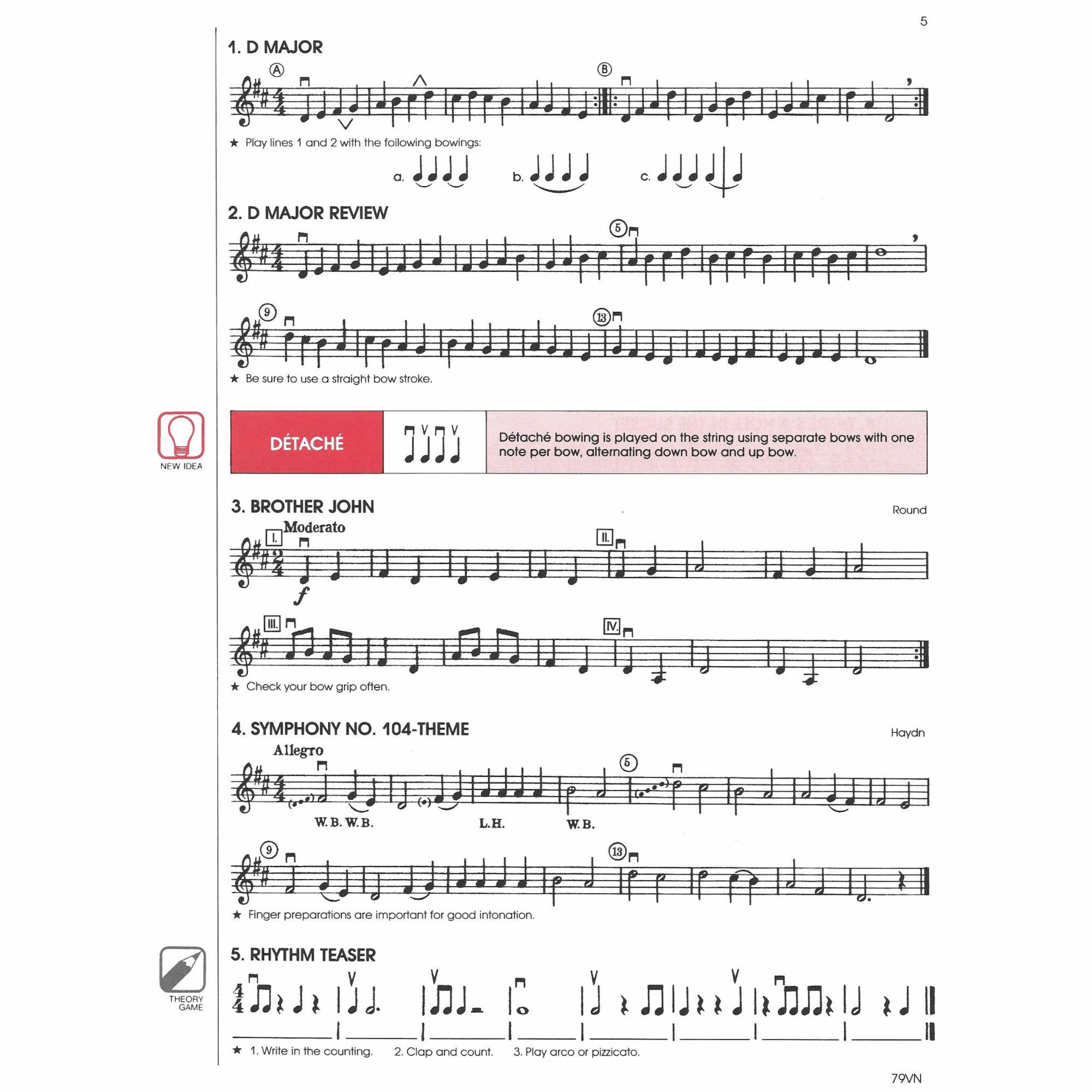 Sample: Violin (Pg. 5)