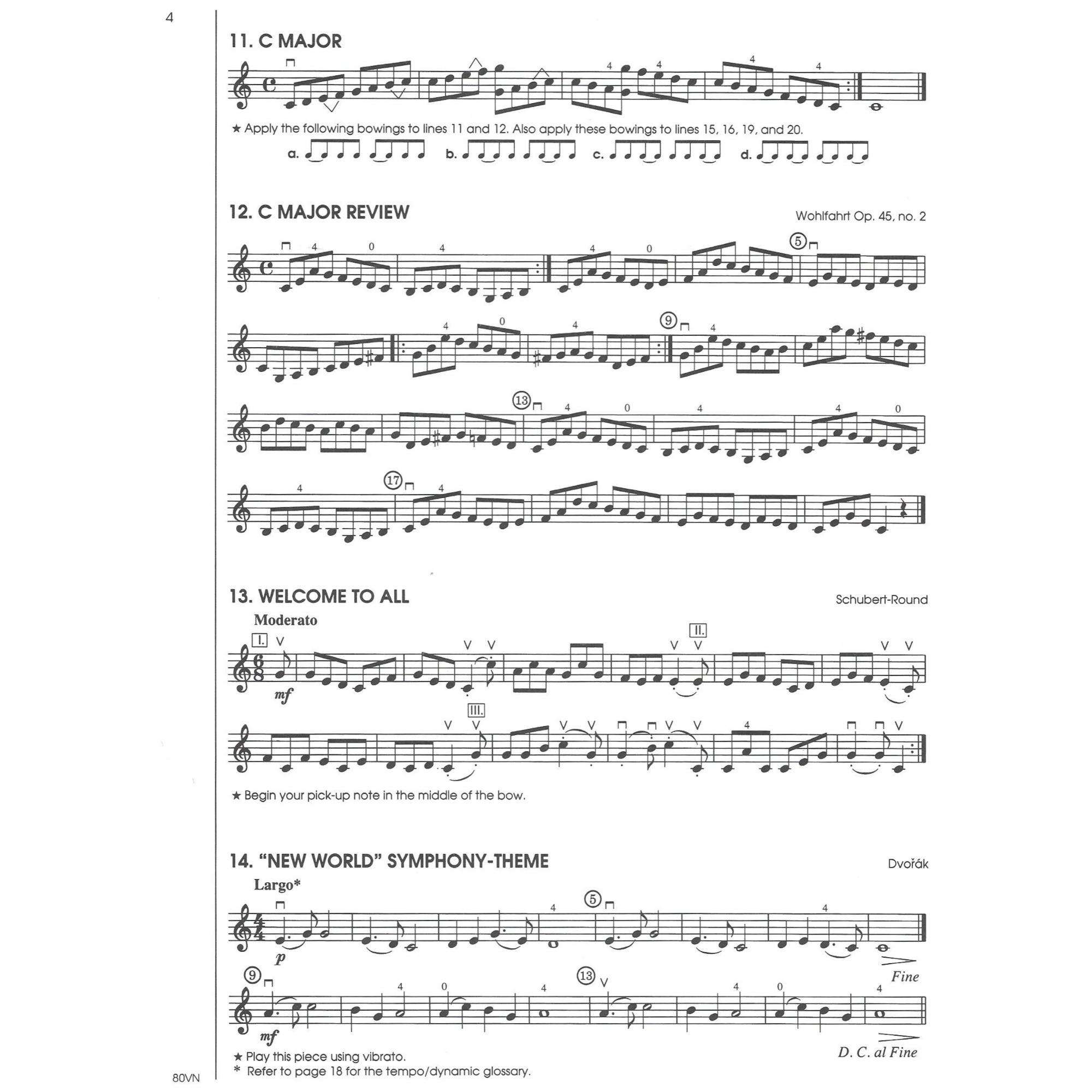 Sample: Violin (Pg. 4)