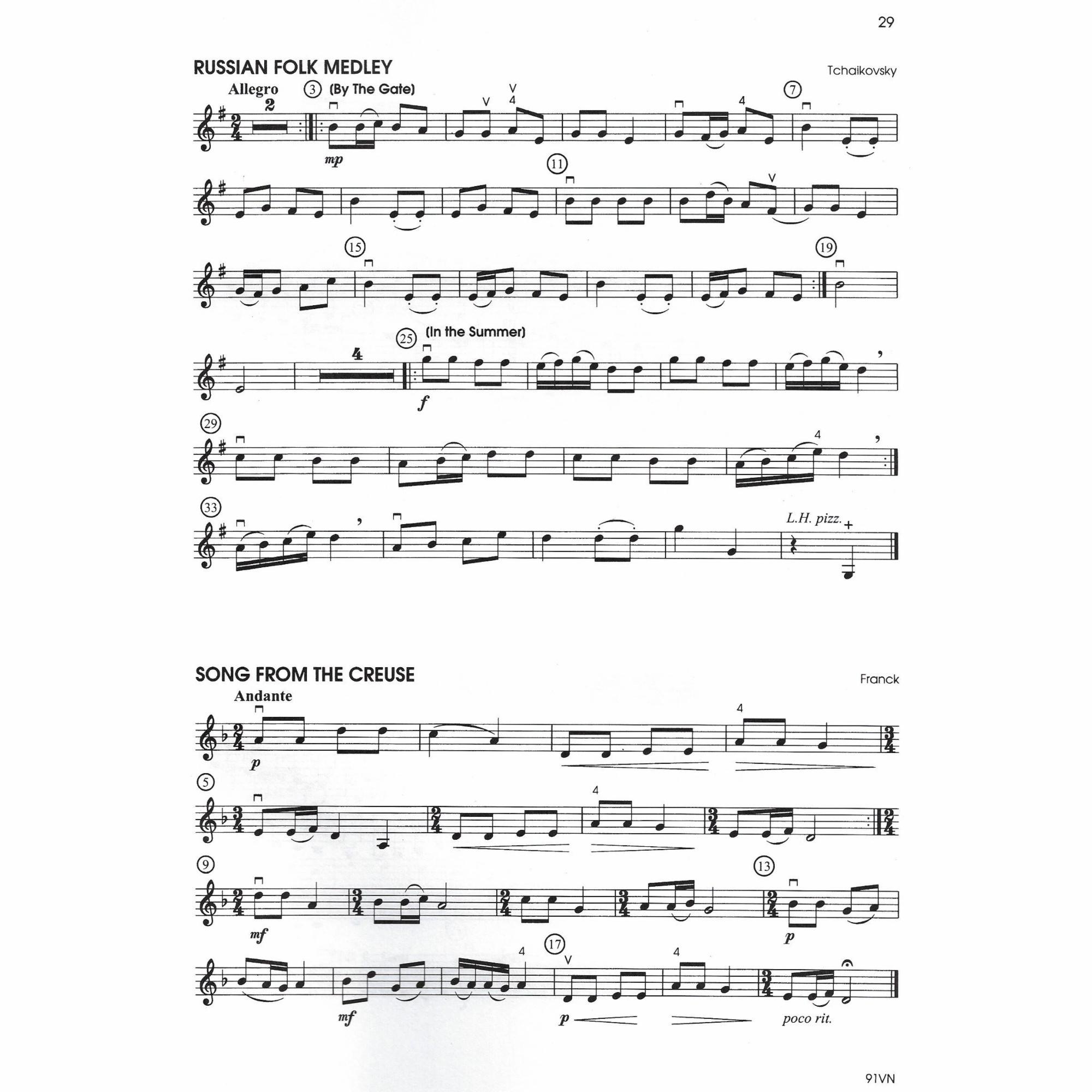 Sample: Violin (Pg. 29)